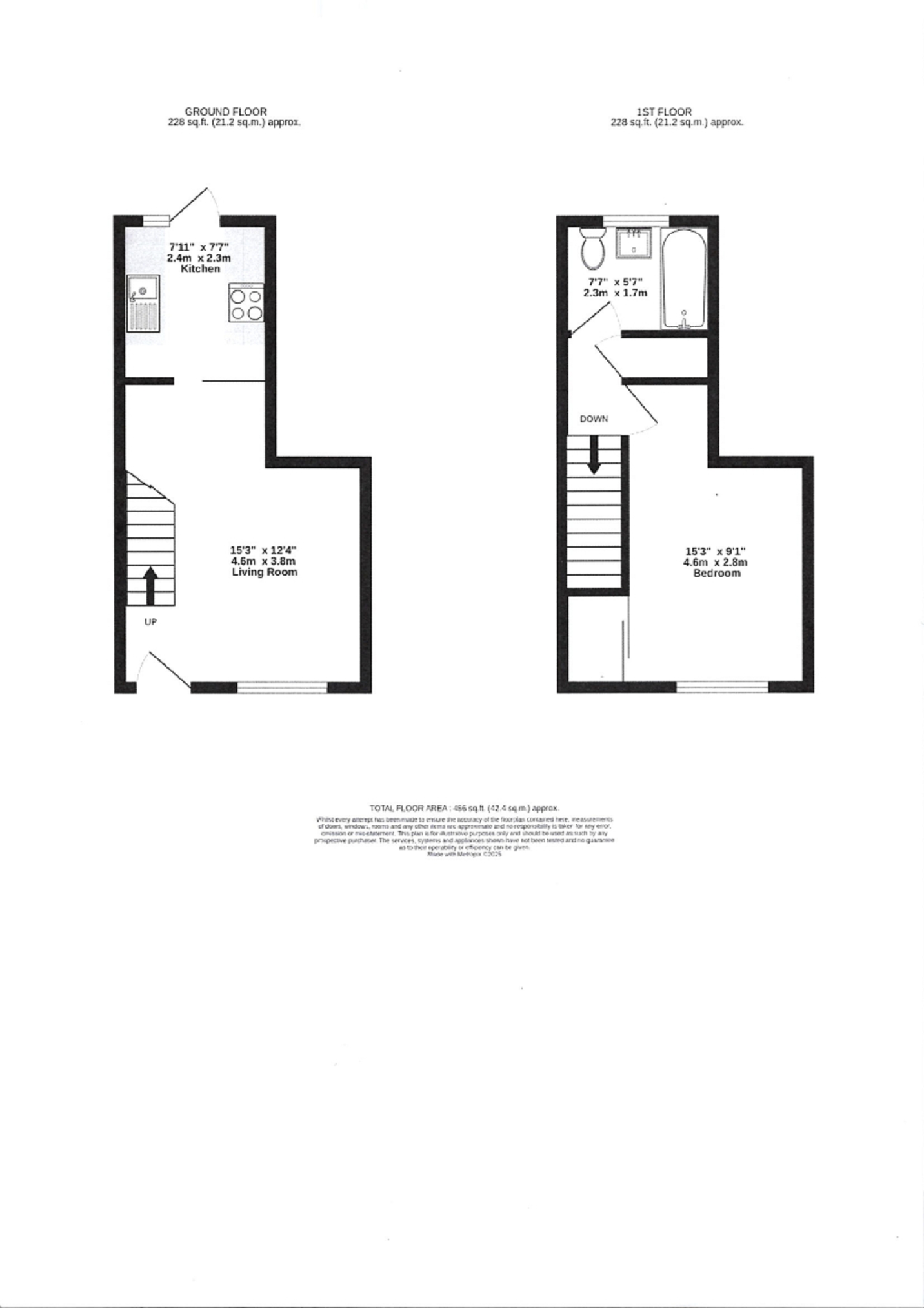 7, Hunting Gate Drive, Chessington floorplan