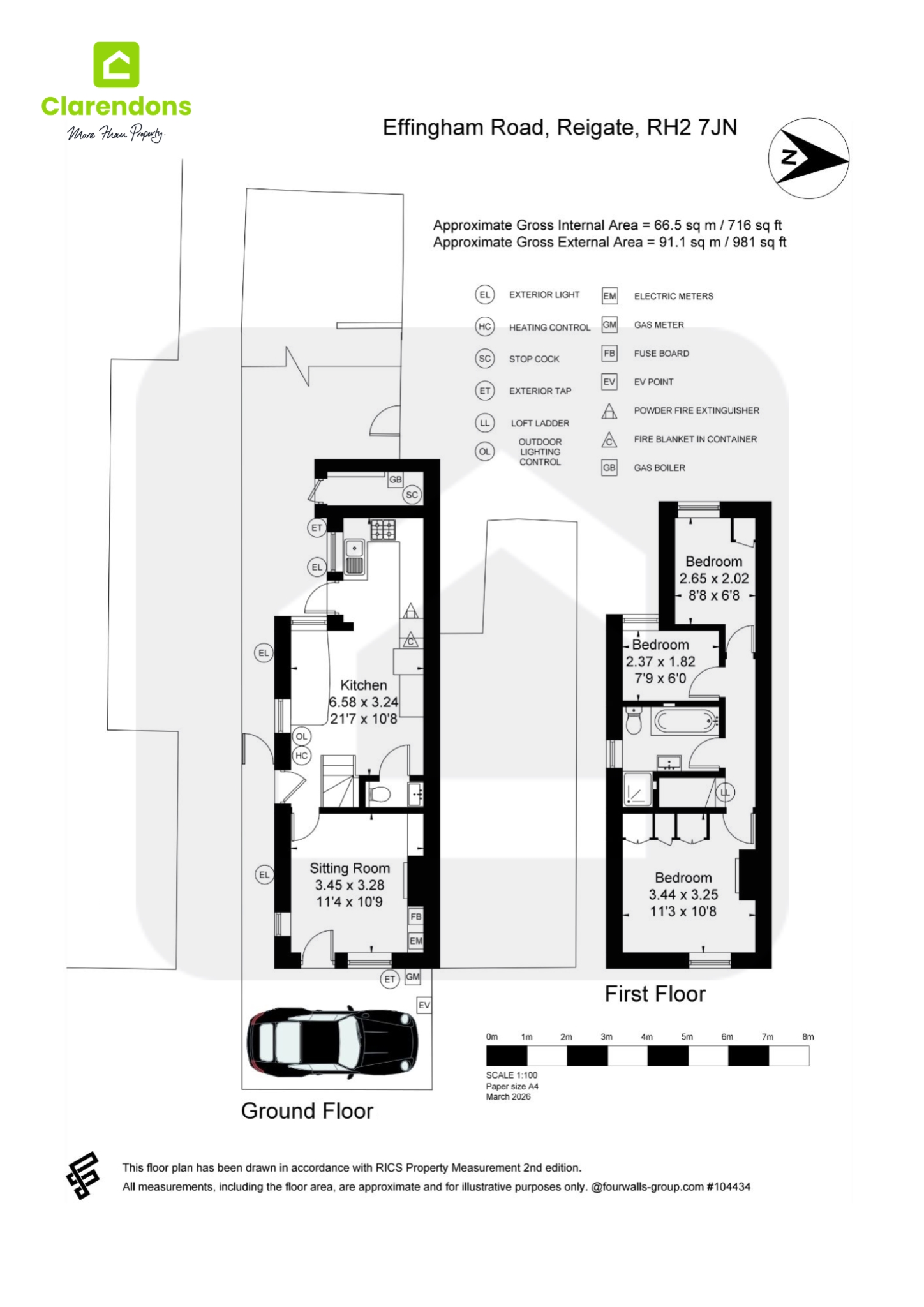 6, Effingham Road, Reigate floorplan