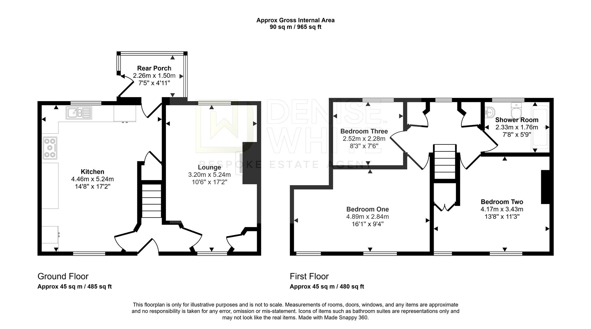 3, Hillswood Avenue, Leek, Staffordshire, ST13 8EQ, Leek floorplan