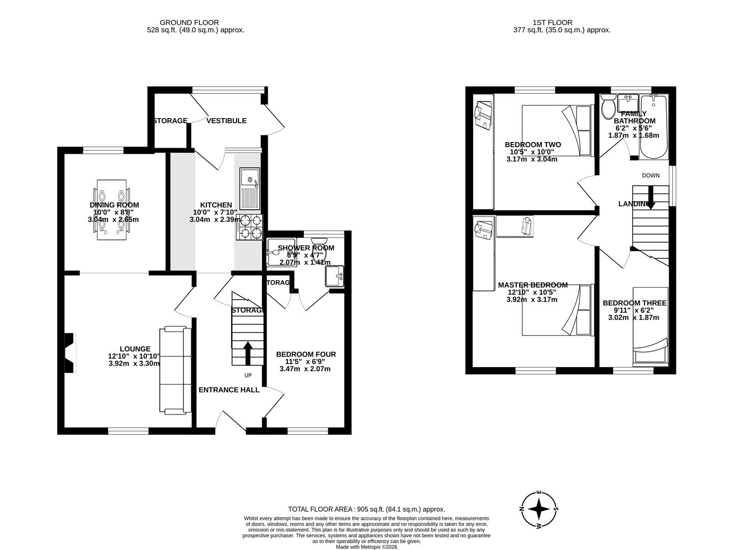 Garsdale Close, Preston floorplan