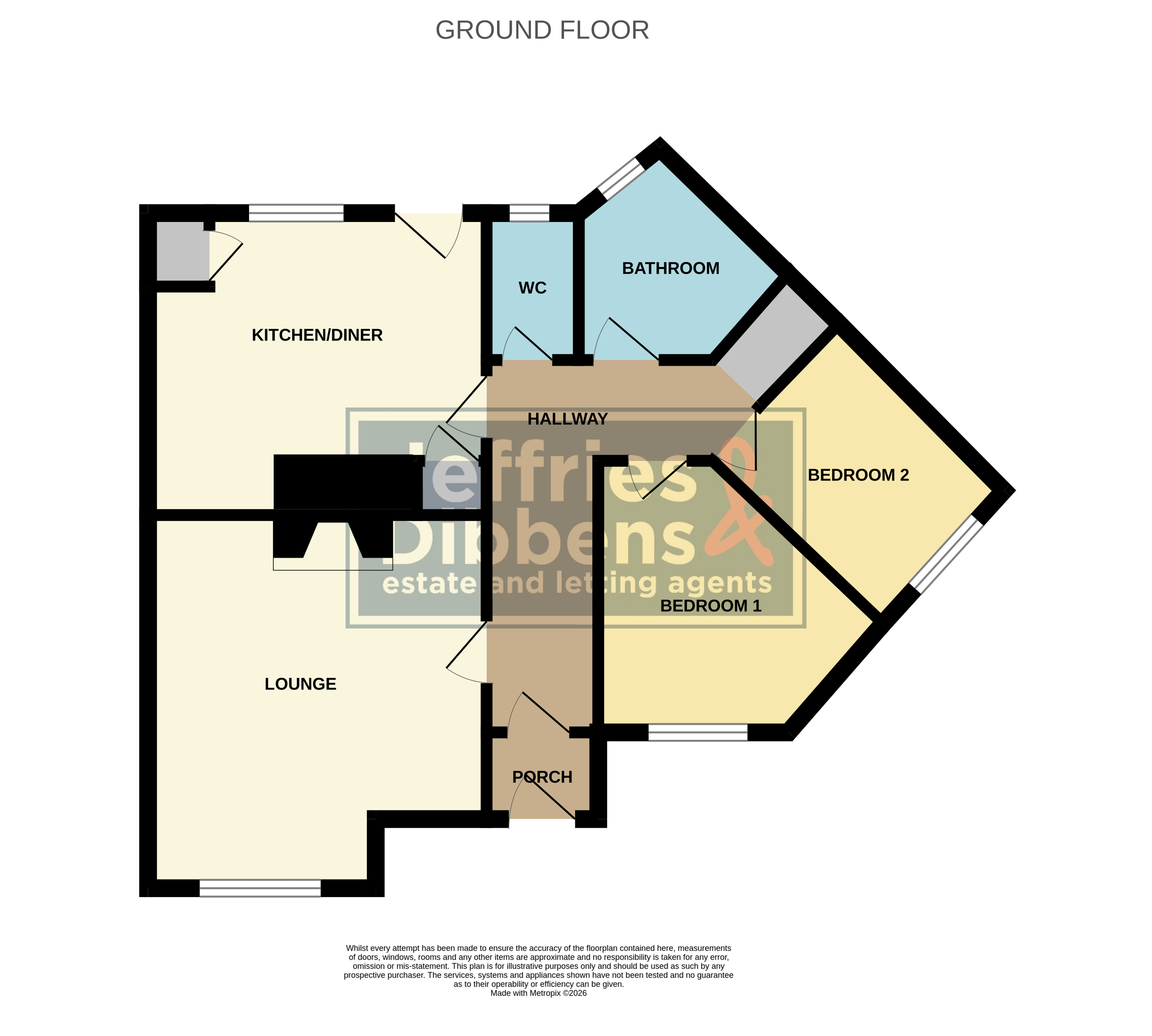 Ground Floor Flat, 19, Seaway Grove, Fareham floorplan