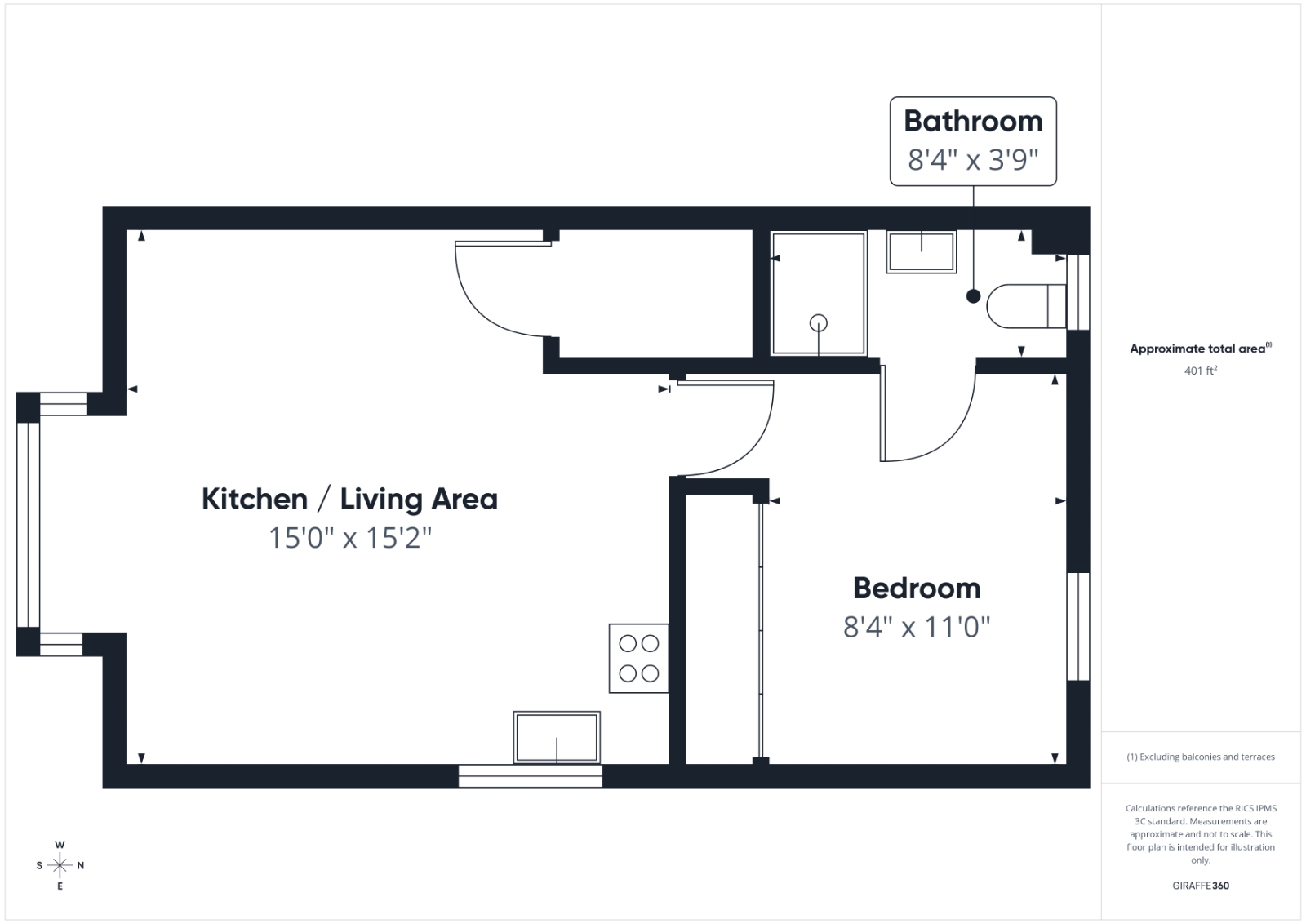 Flat 8, The Weint,, Drift Way, Slough floorplan