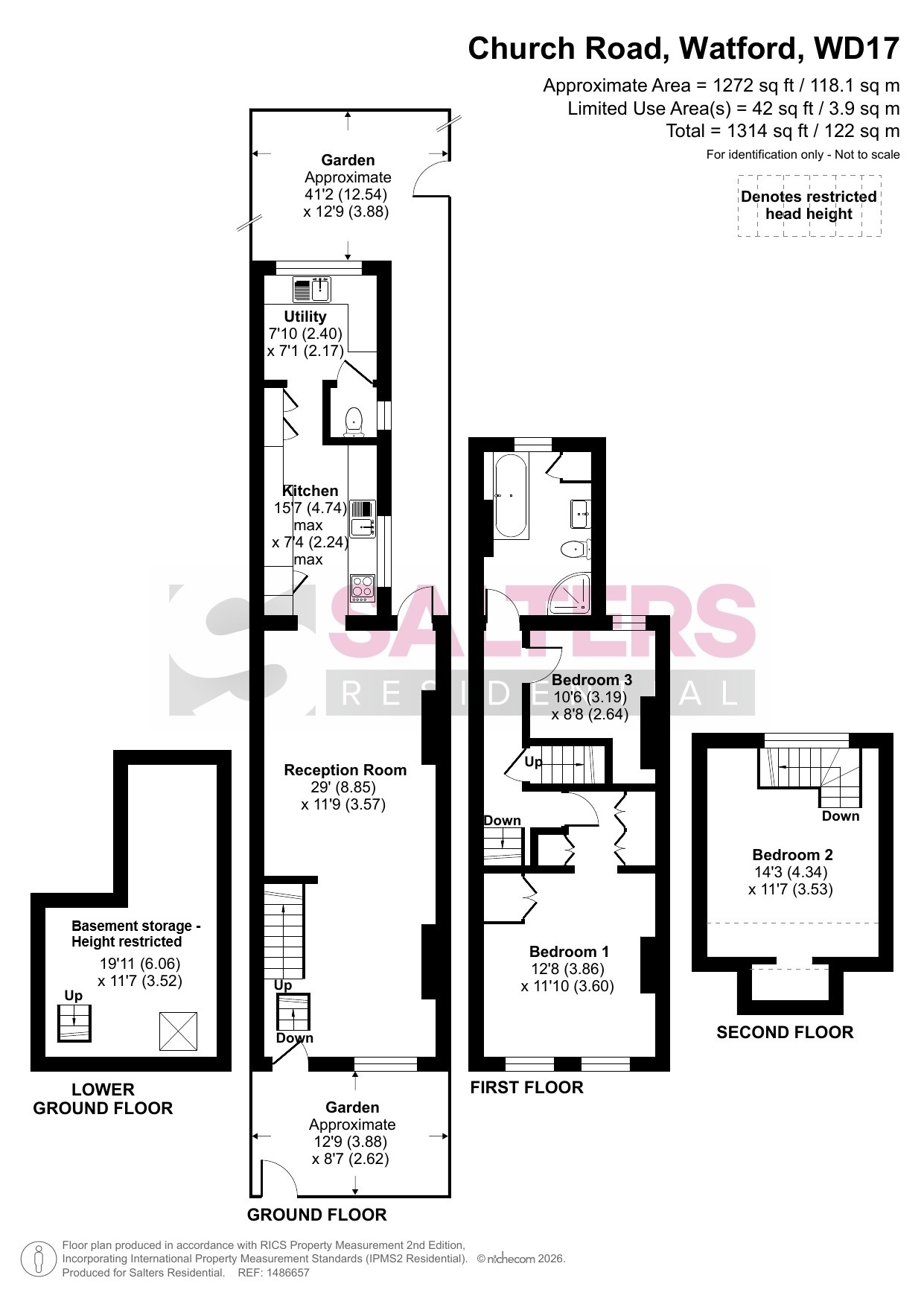 50 Church Road, Watford floorplan