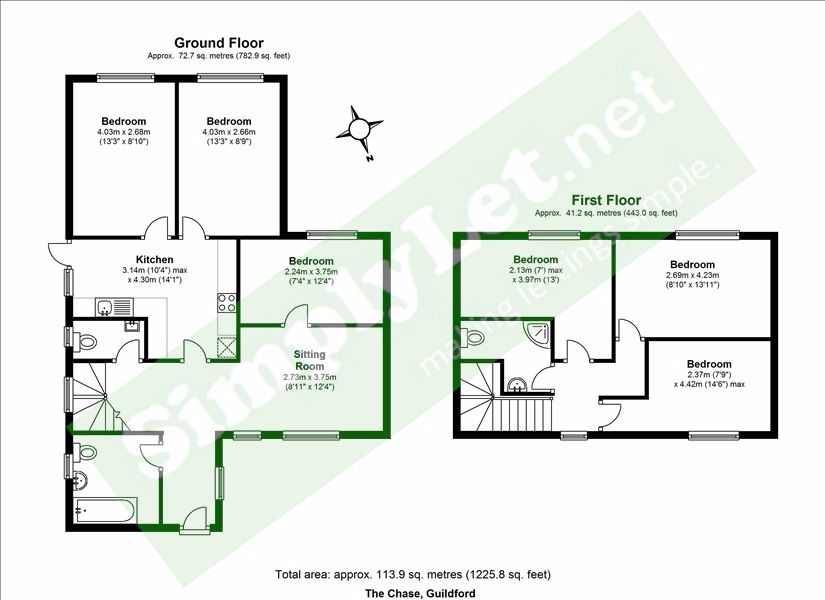 6 Bedrooms Semi-detached house to rent in The Chase, Guildford GU2