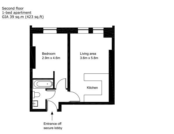 1 Bedrooms Flat to rent in Fitzjohns Esplanade, Finchley Road NW3