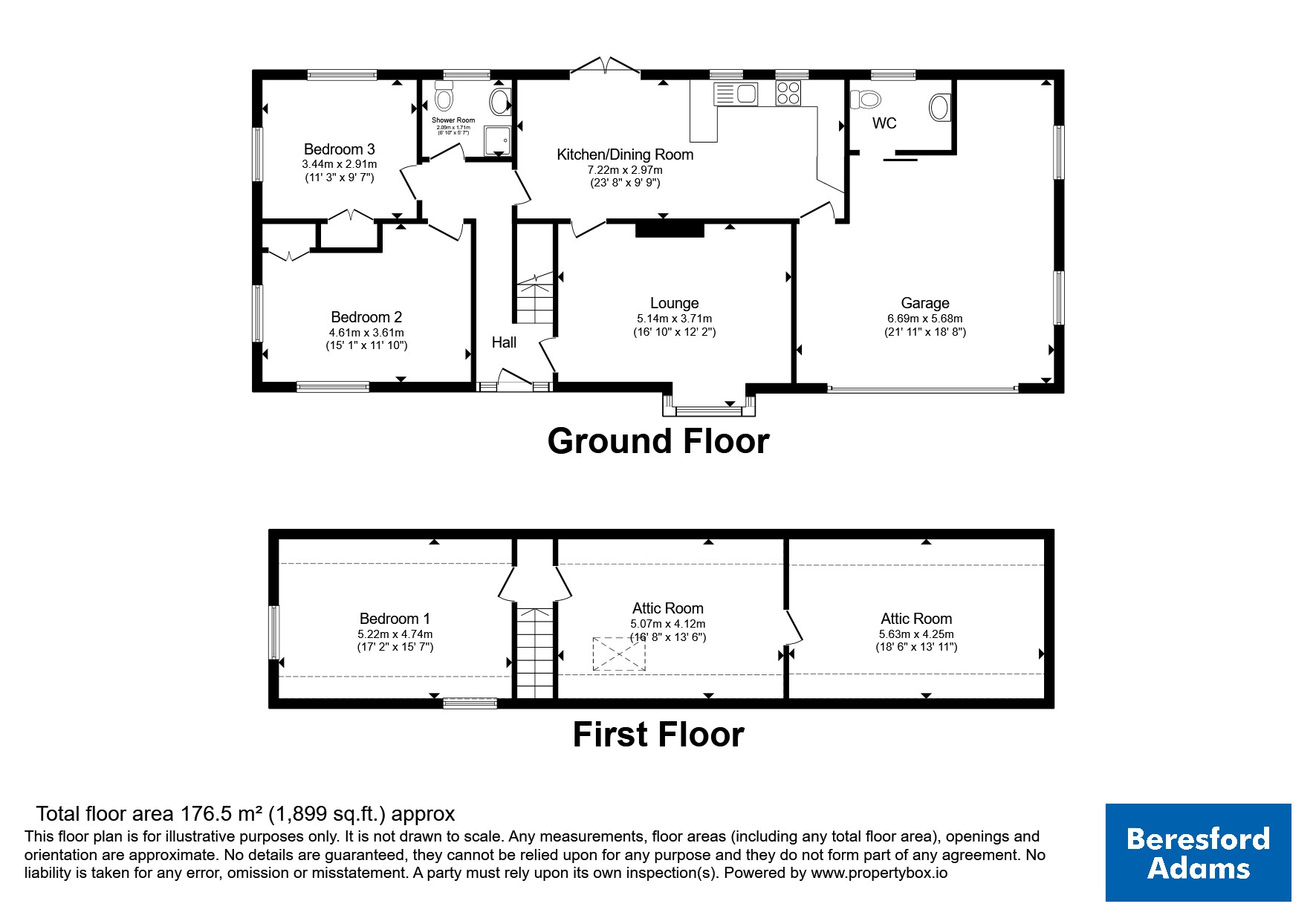 18, Wynn Drive, Colwyn Bay floorplan
