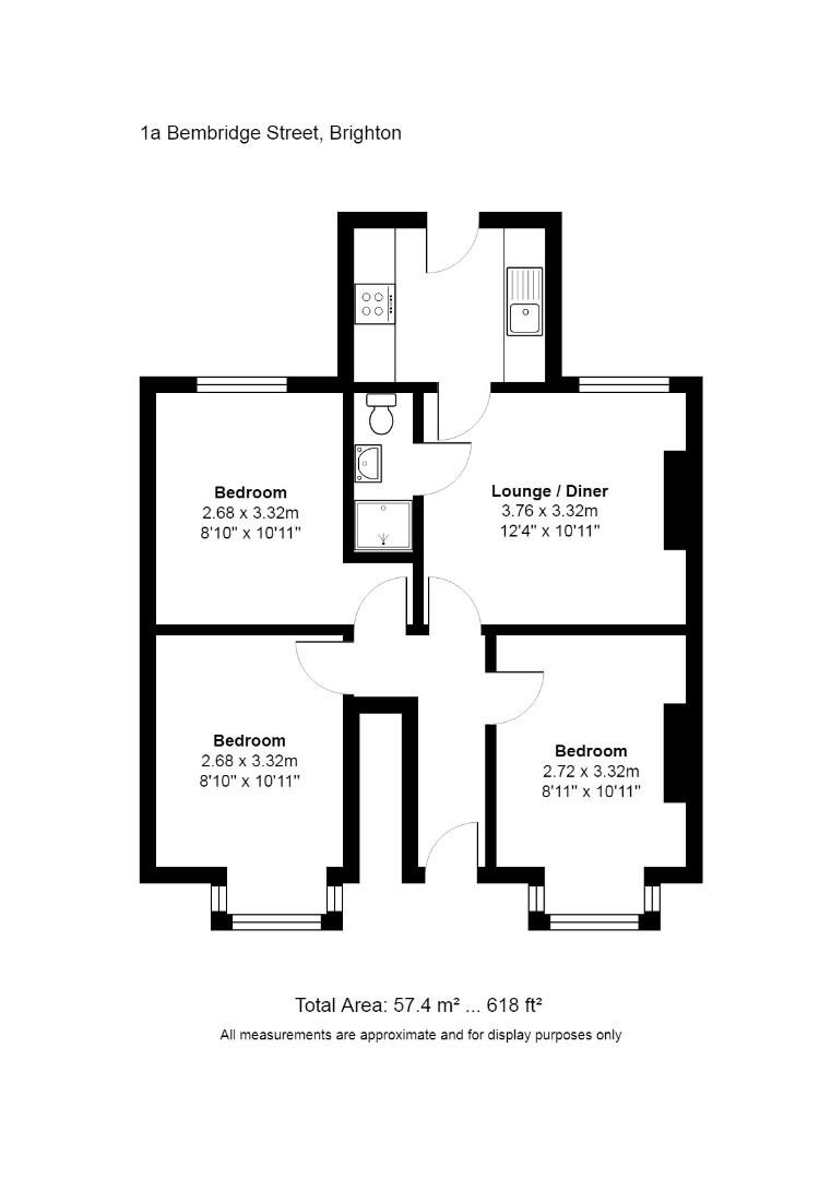 1A Bembridge Street, East Sussex floorplan