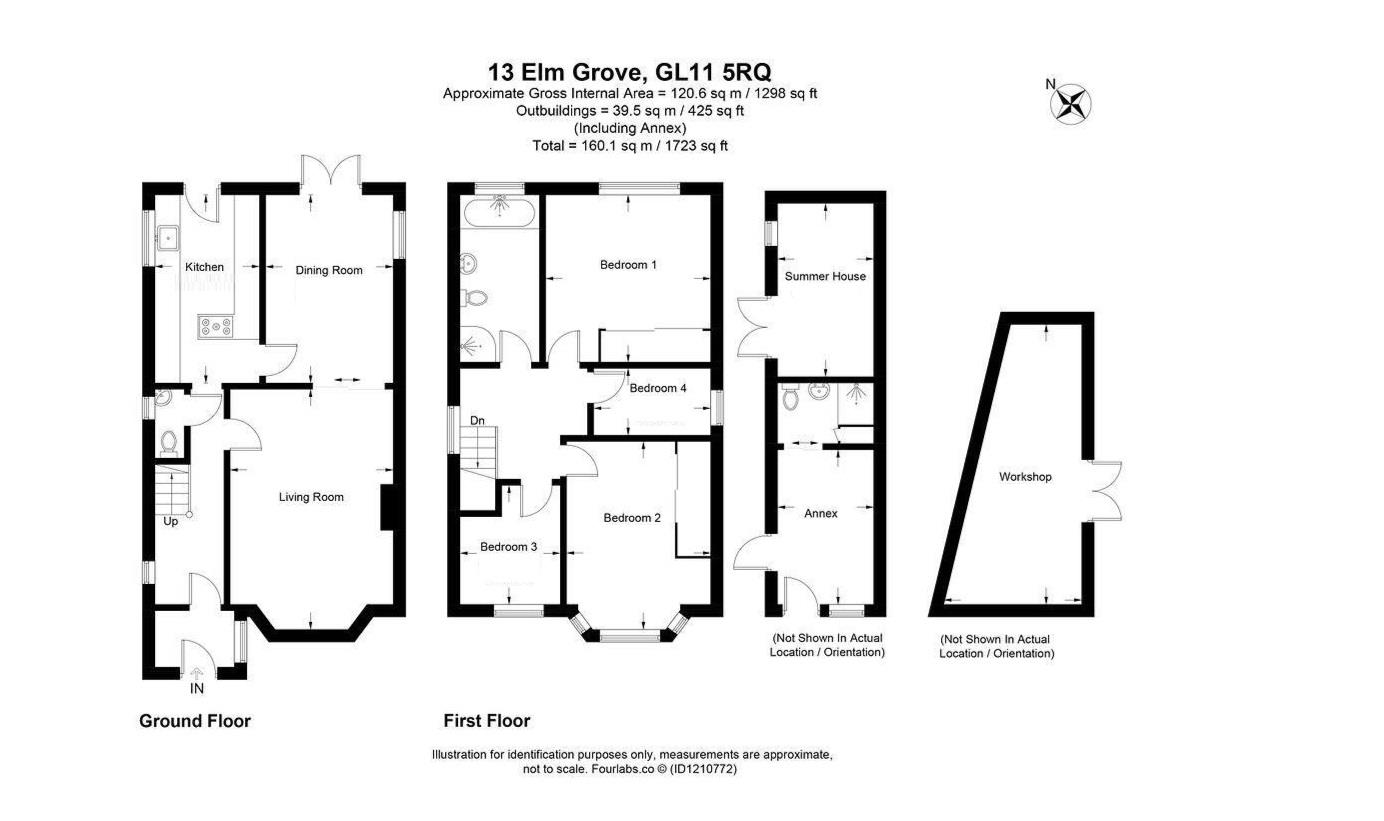 13, Elm Grove, Dursley floorplan