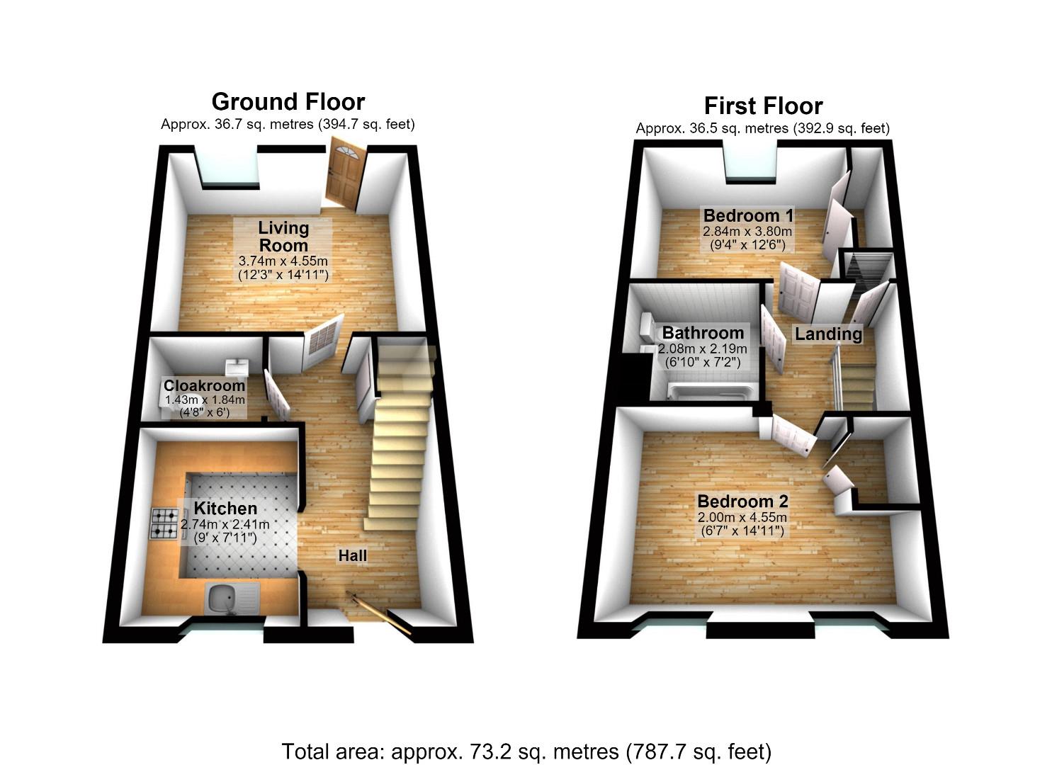 15, Redcar Road, Bicester floorplan