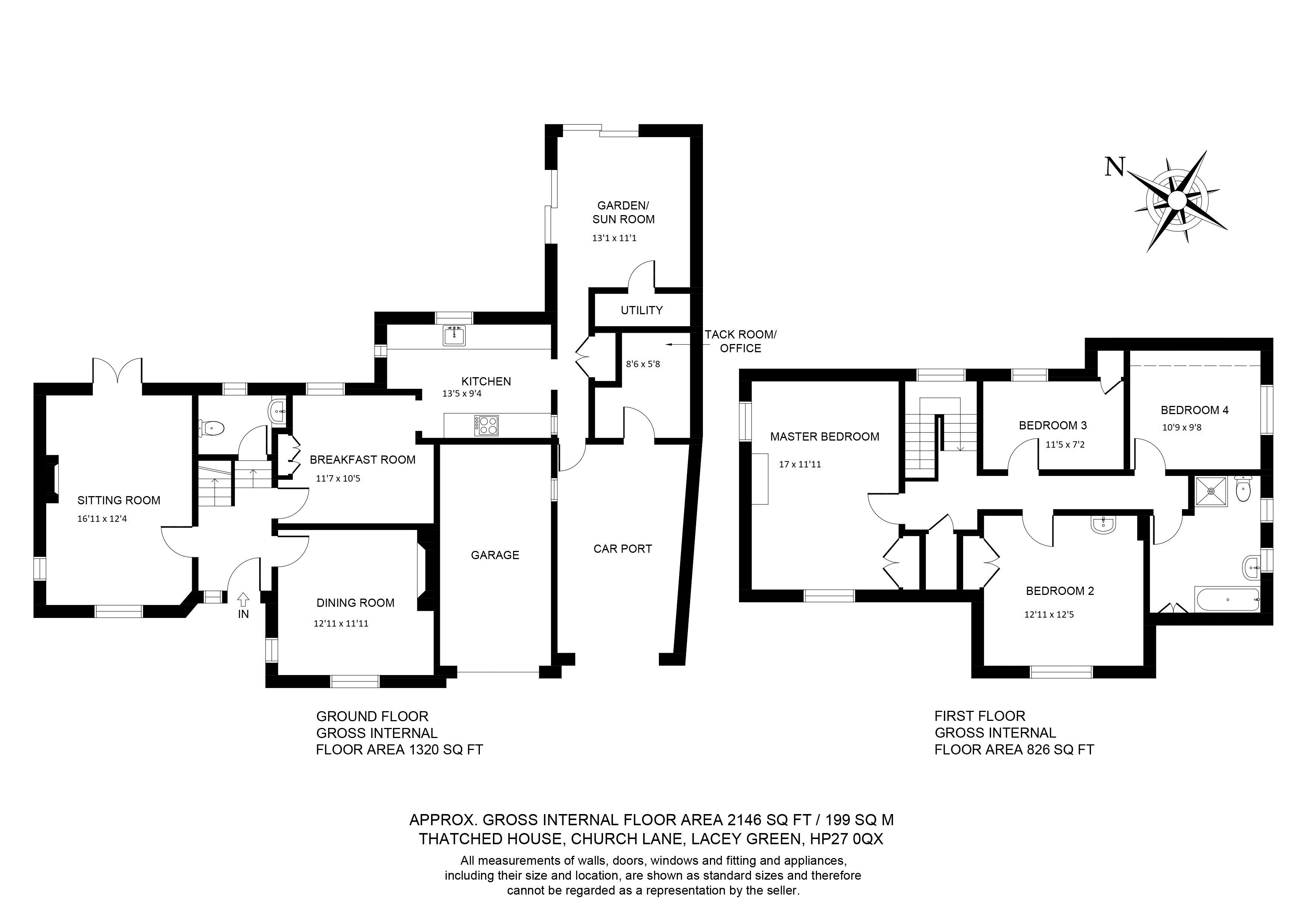 4 Bedrooms Detached house for sale in Church Lane, Lacey Green, Princes Risborough HP27