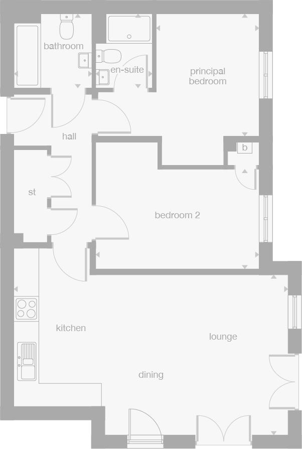 32, Off Lasswade Road, Edinburgh floorplan