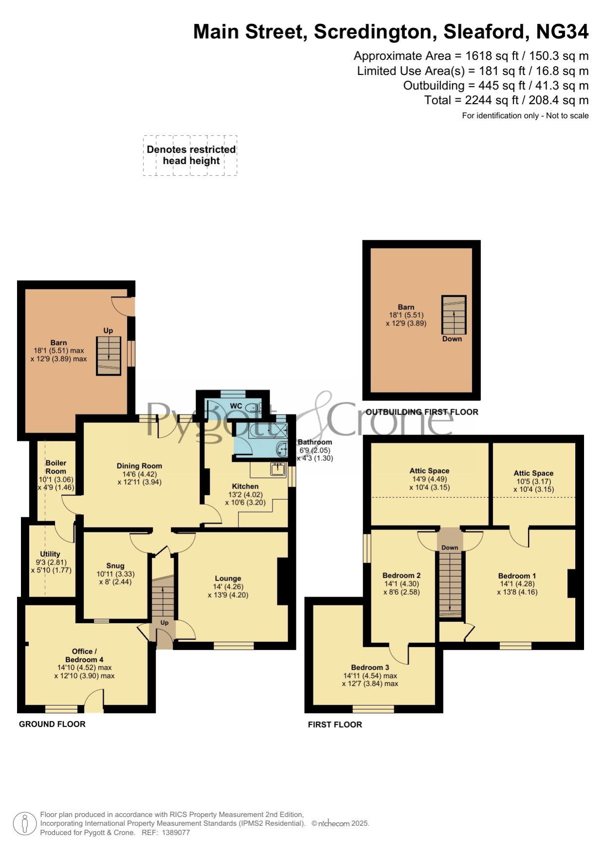 6, Main Street, Sleaford floorplan