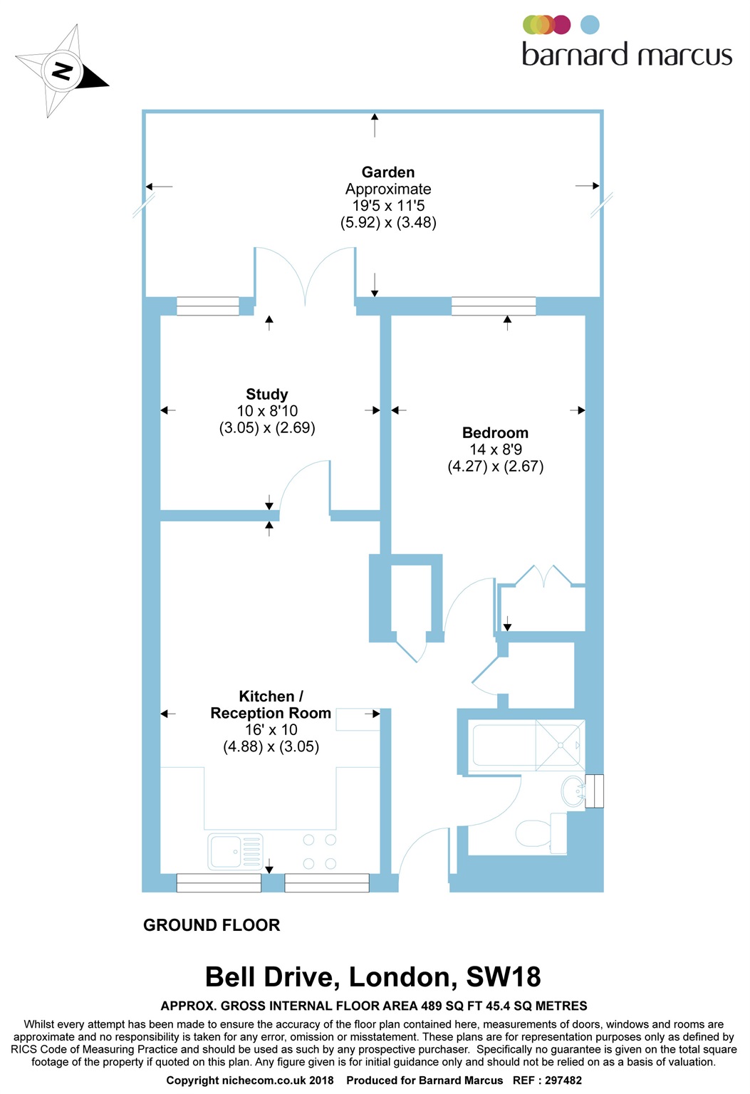 2 Bedrooms Flat for sale in Bell Drive, Southfields, London SW18