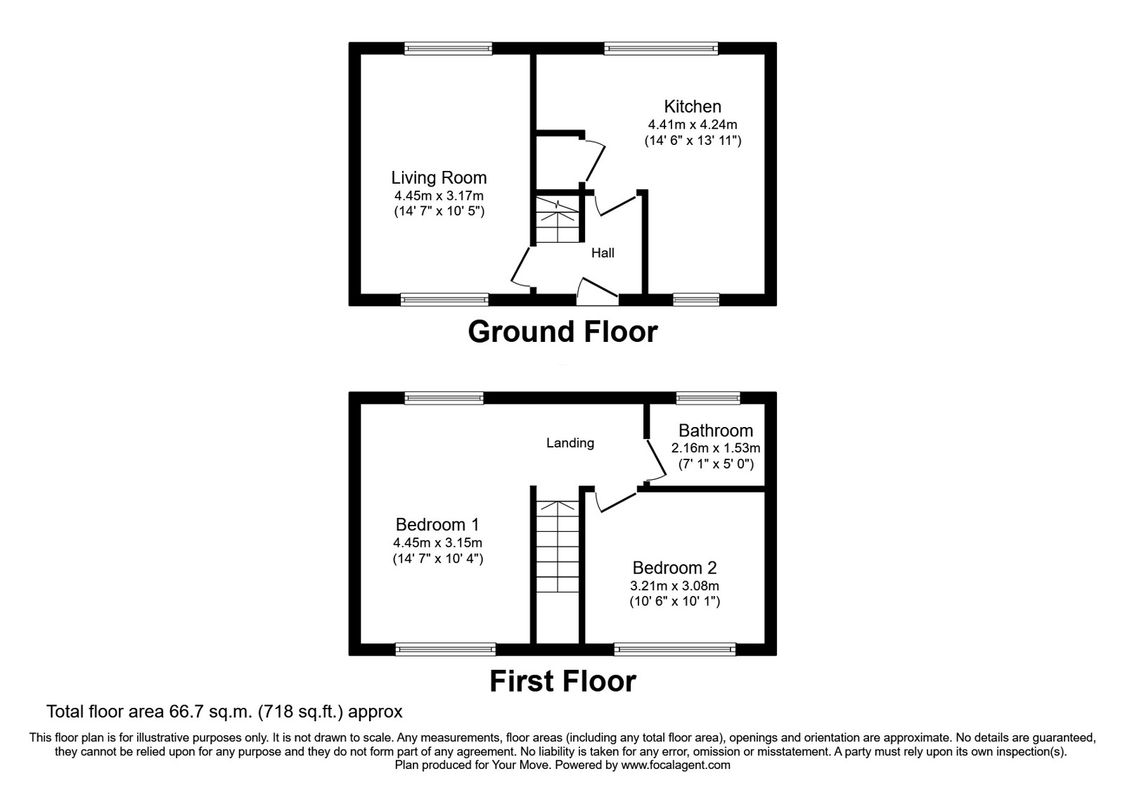 108, Arran Avenue, Lancashire floorplan