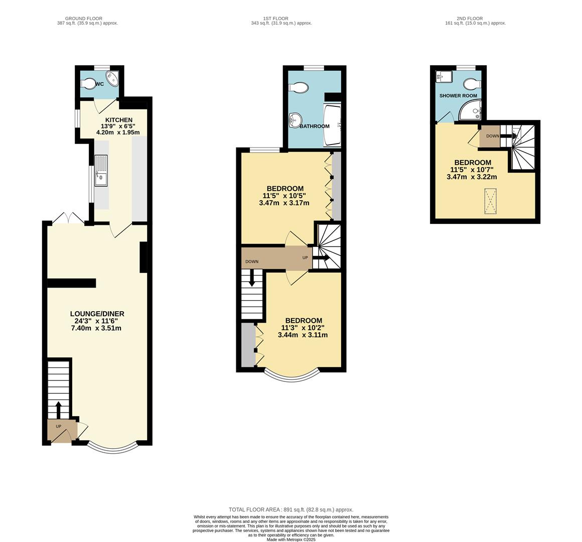 16, Kingsley Road, Orpington floorplan