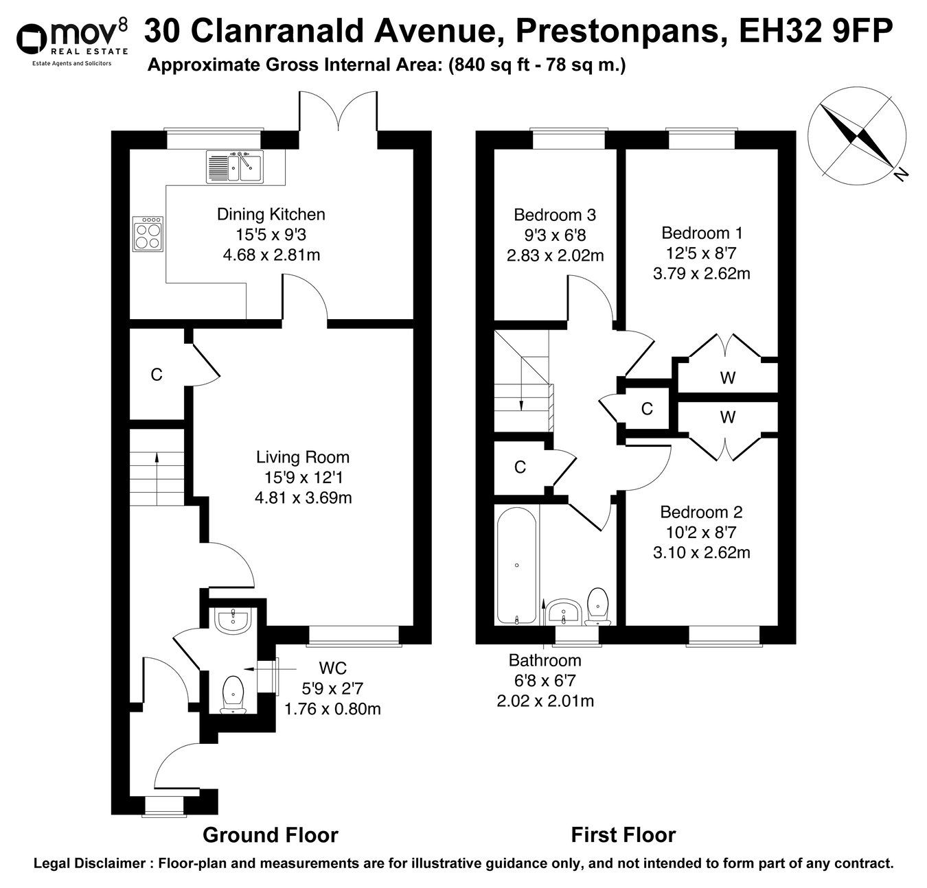 30, Clanranald Avenue, Prestonpans floorplan