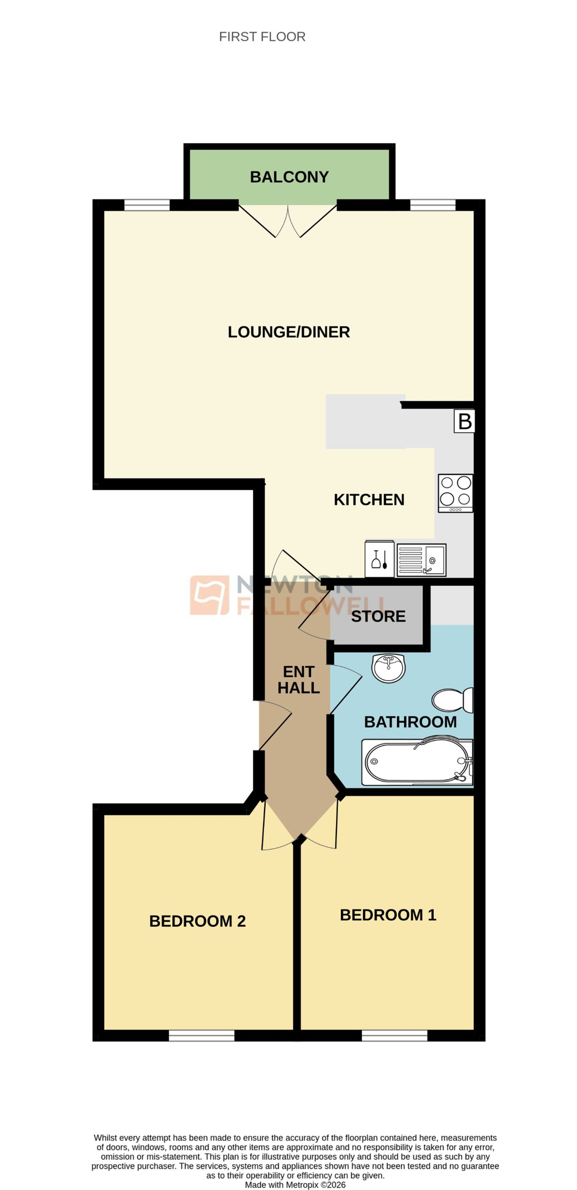 6b Guildhall Street, Newark floorplan