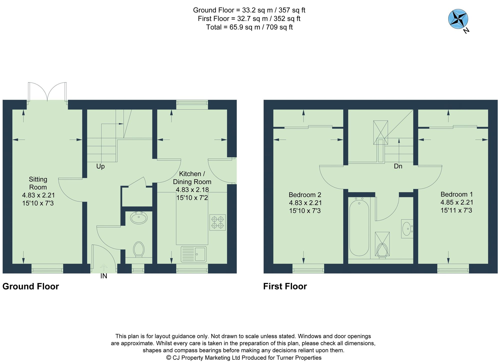 2a, Leyshon Road, Oxford floorplan