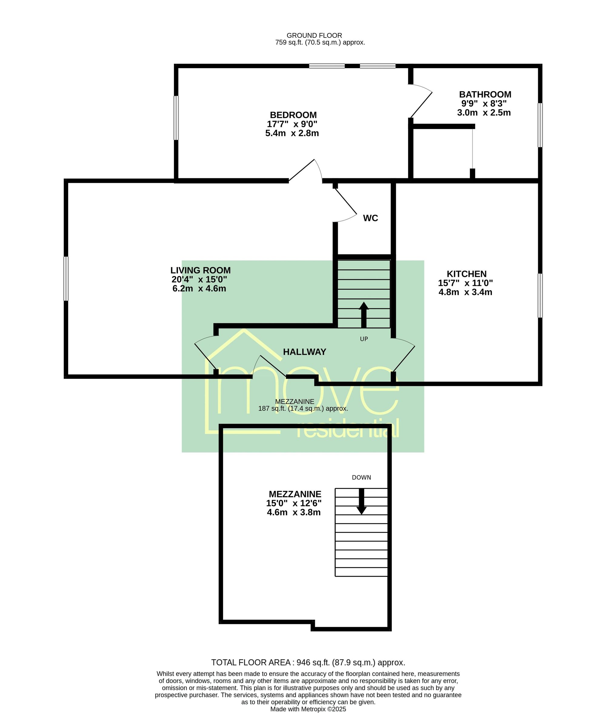 Flat 1, 1 Linnet Lane, Liverpool floorplan