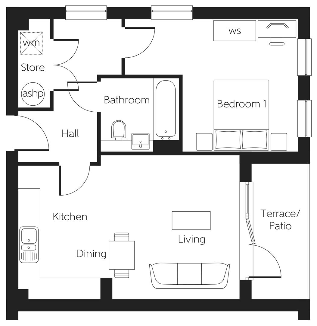2, Carter's Court, Caversham Road, Reading floorplan