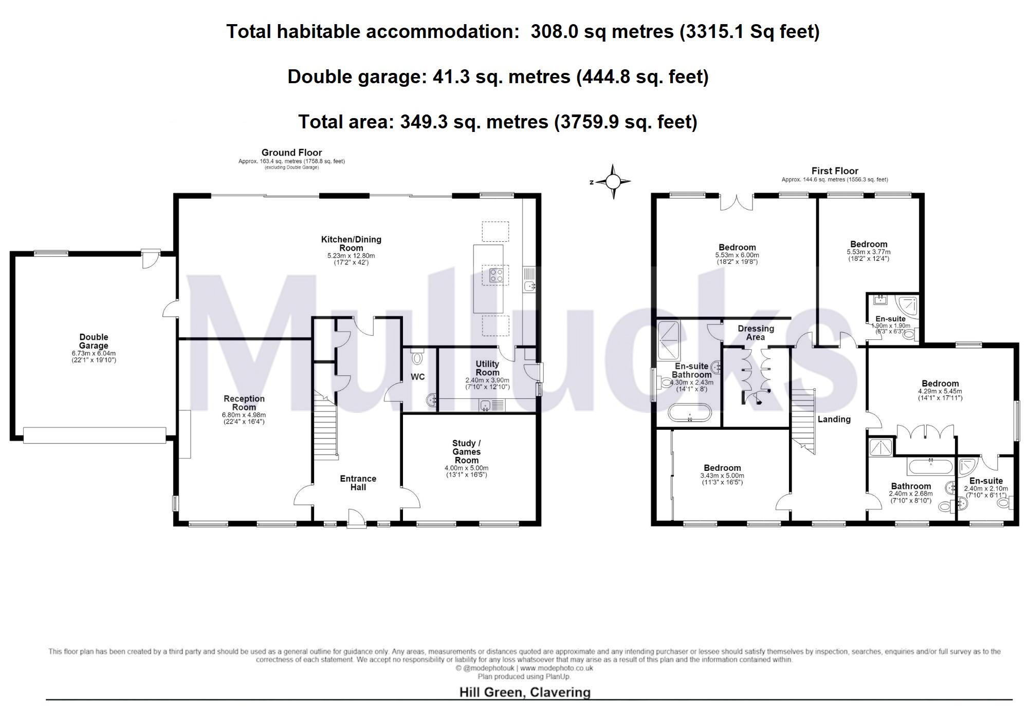 The Grove,, Hill Green, Nr Saffron Walden floorplan