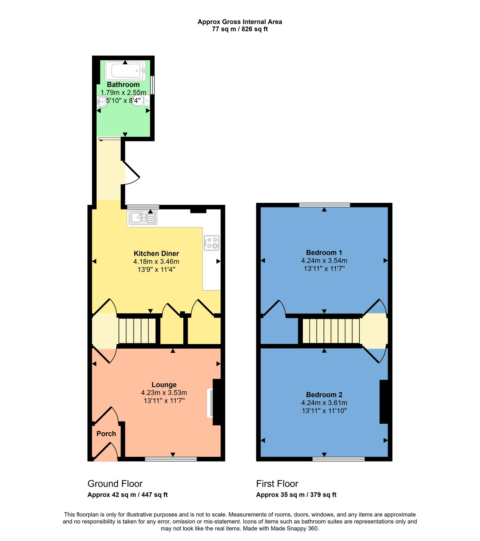 Main Road, Maryport floorplan