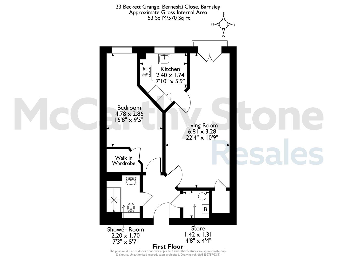 23 Beckett Grange, Berneslai Close, Barnsley floorplan