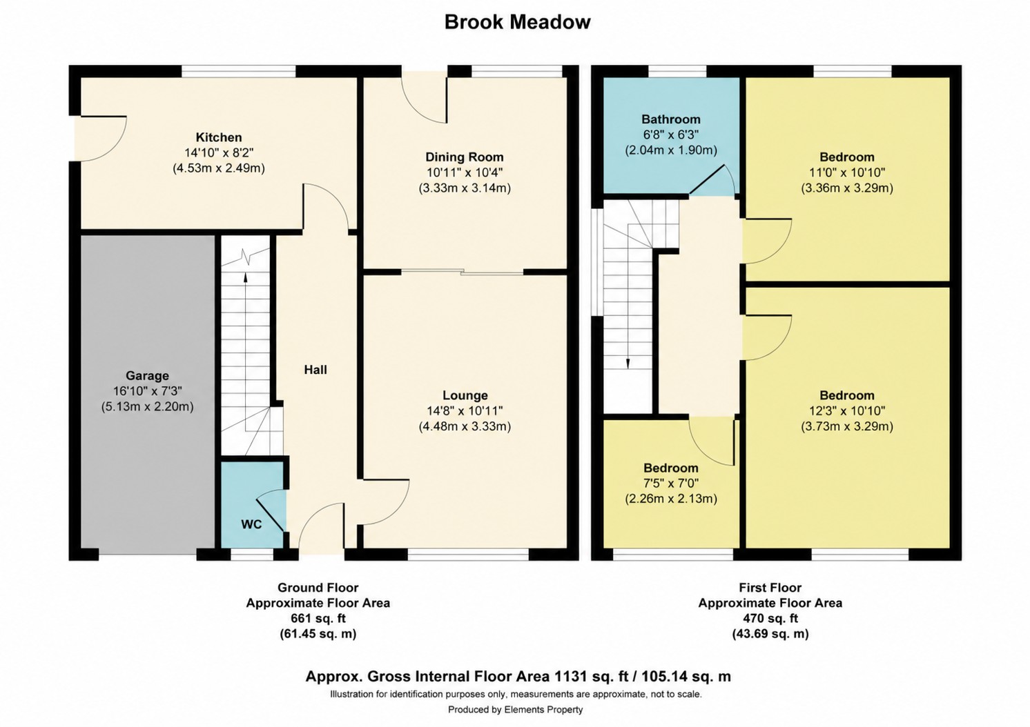 14, Brook Meadow, Preston floorplan