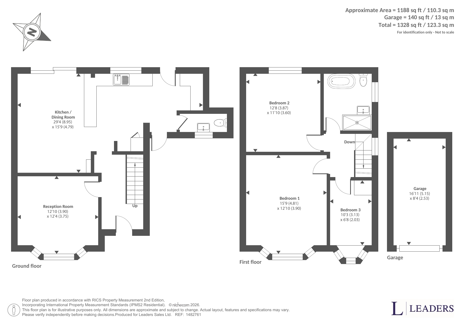 122, Wensley Road, Nottingham floorplan