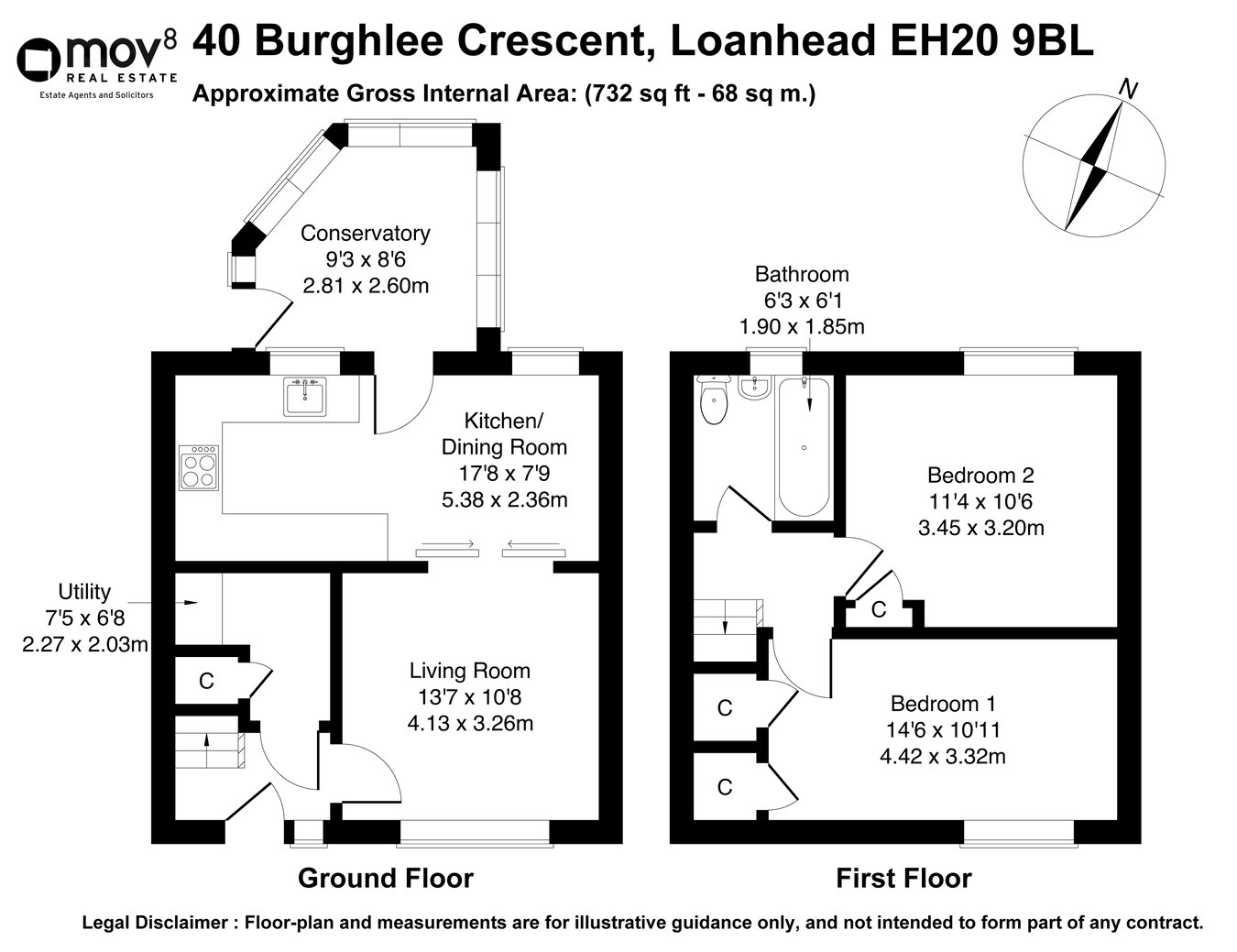 40, Burghlee Crescent, Loanhead floorplan