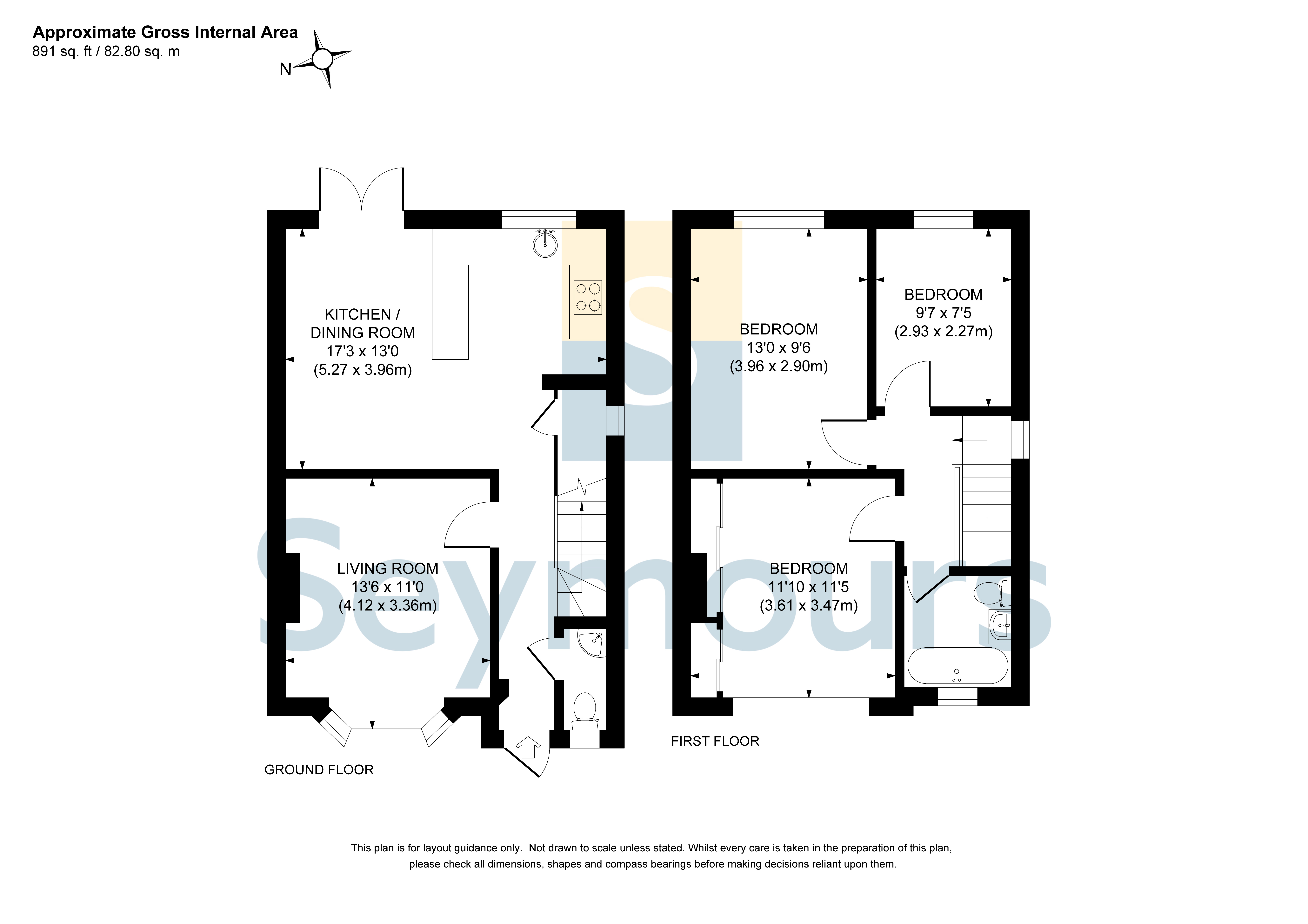 73, Sandy Lane, Woking floorplan