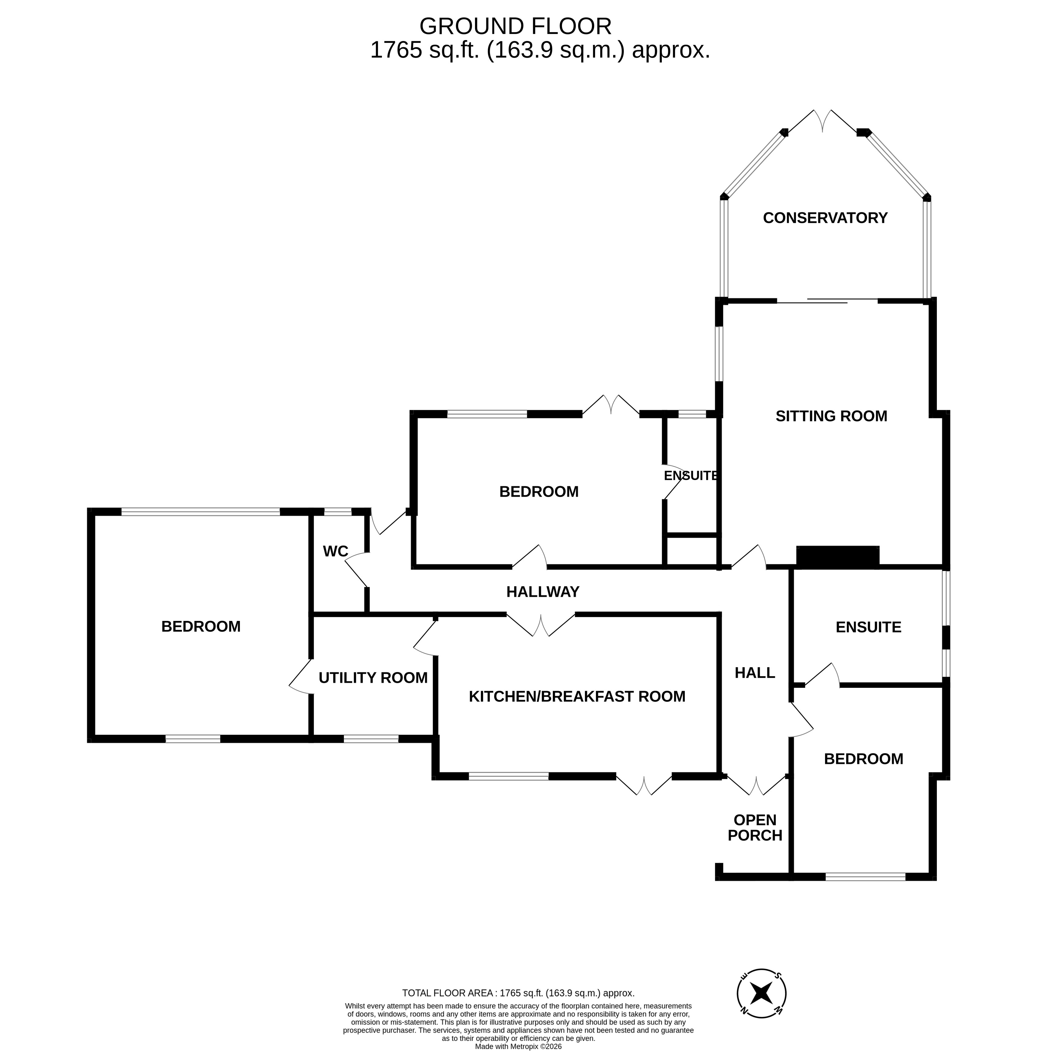 Sterts Lodge,, Shortstanding, Gloucestershire floorplan