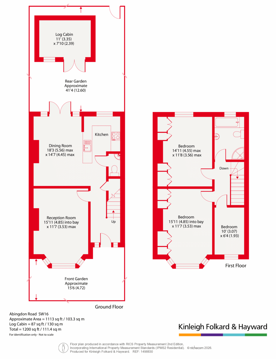 8, Abingdon Road, London floorplan