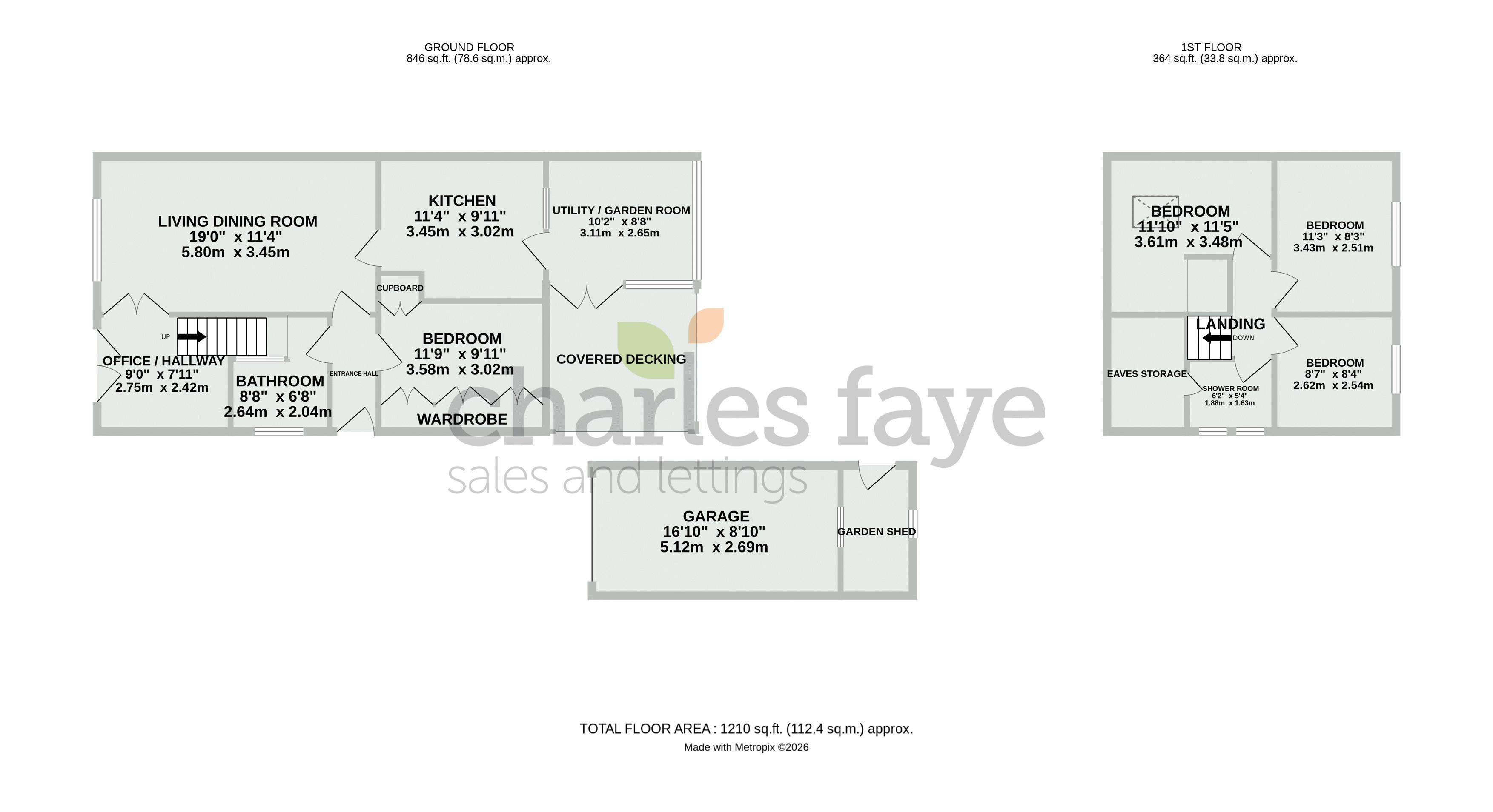 17, Fairway, Calne floorplan