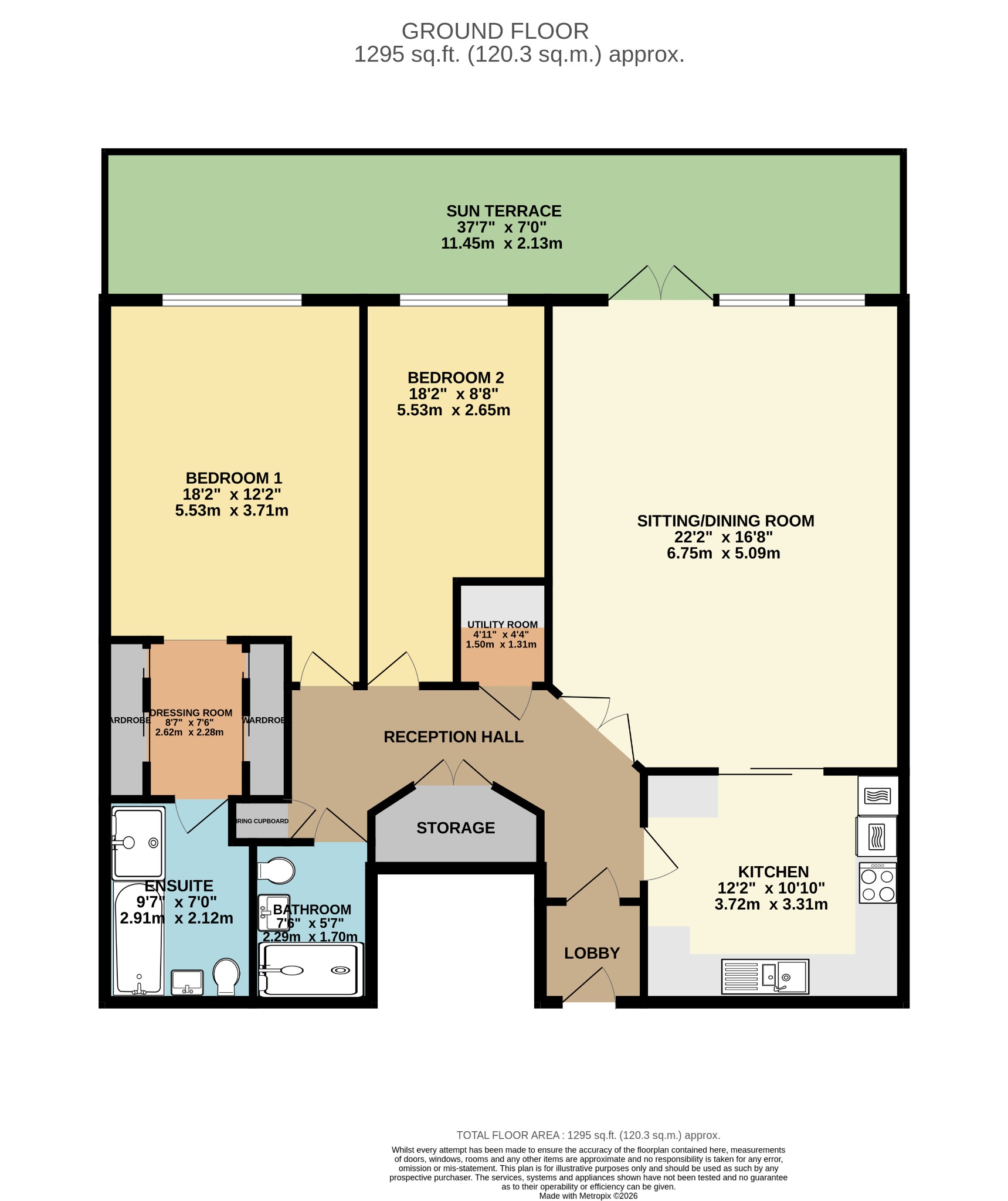 2 West Dunsinane, Maer Road, Exmouth floorplan