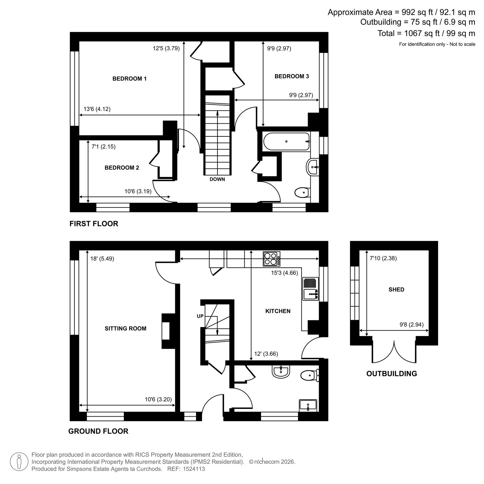 4, Bonsey Lane, Surrey floorplan