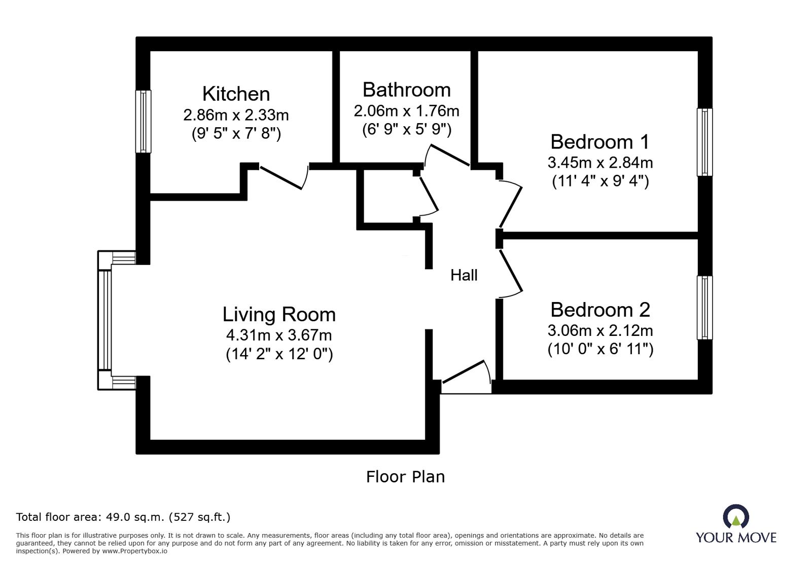 22, Wedgewood Road, Hertfordshire floorplan