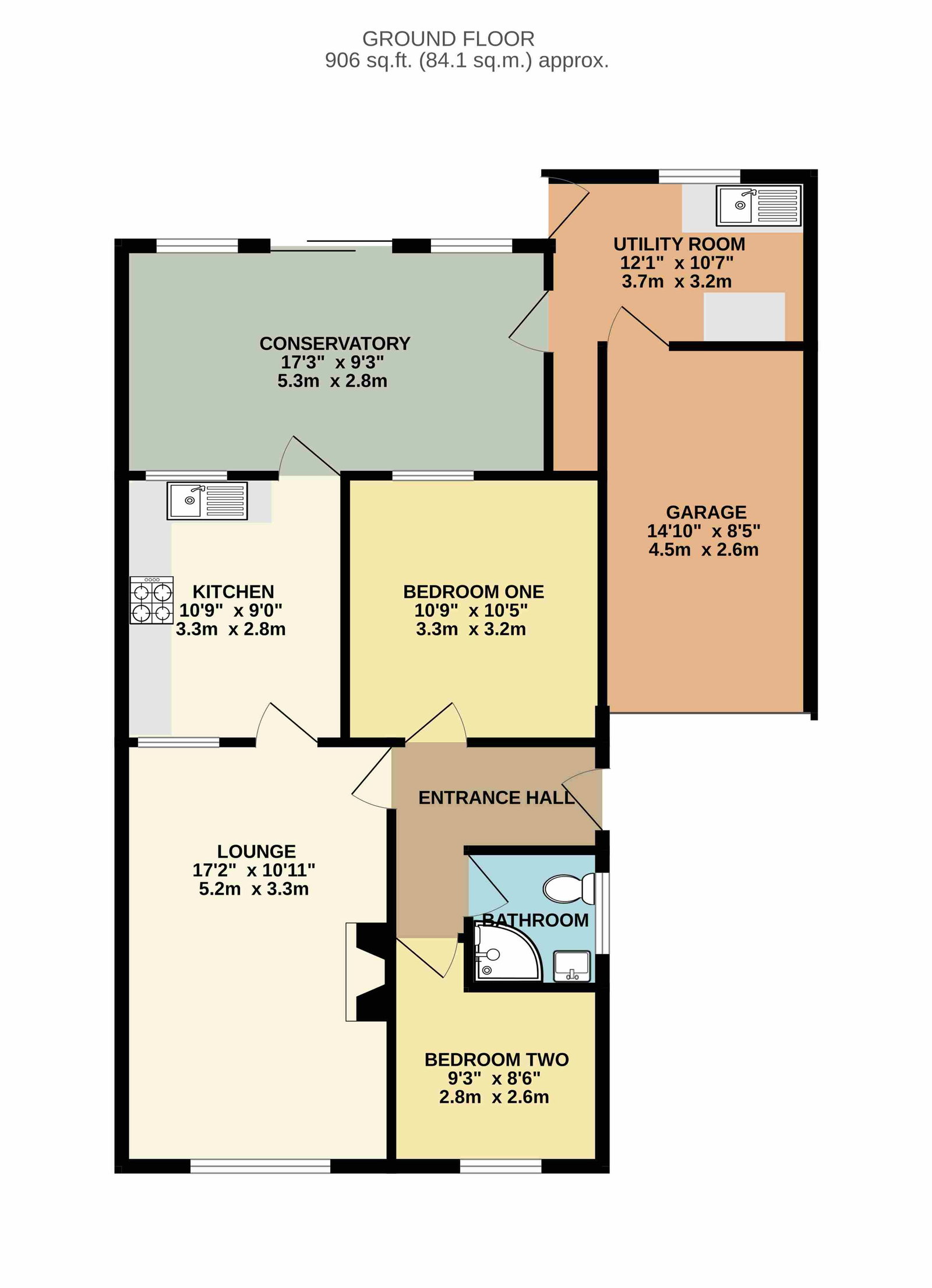 16, Lancaster Gardens, Wolverhampton floorplan