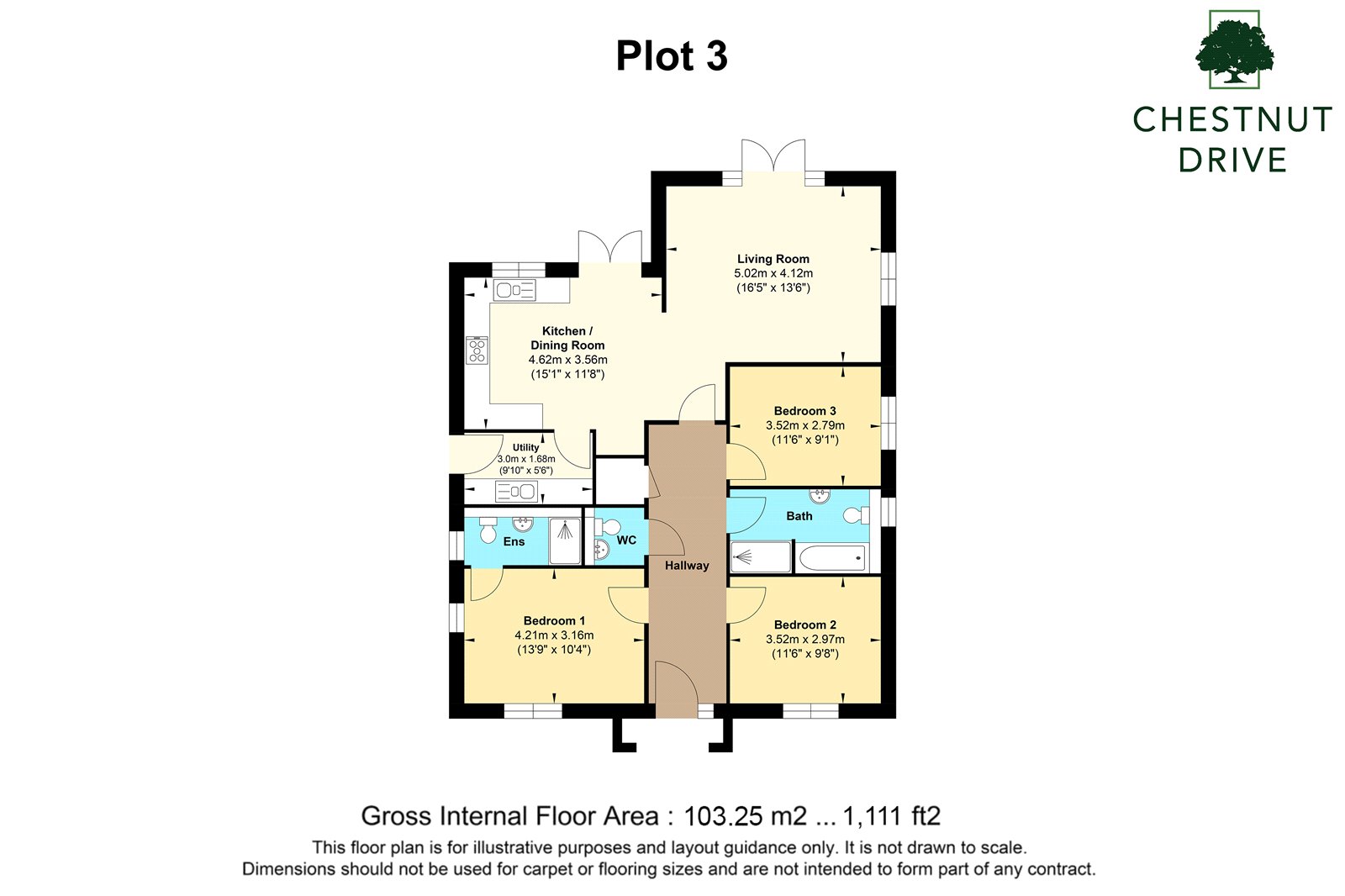 Plot 3, The Willow, Chestnut Drive,, Plot 3, The Willow, Chestnut Drive, Langport floorplan