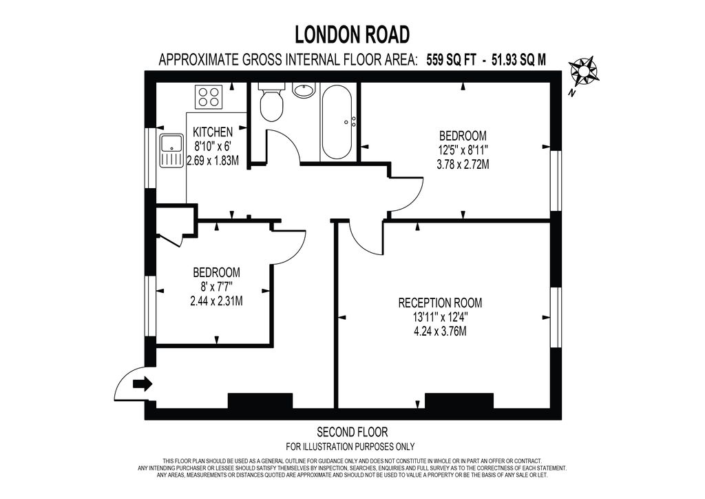 750b, London Road, Thornton Heath floorplan