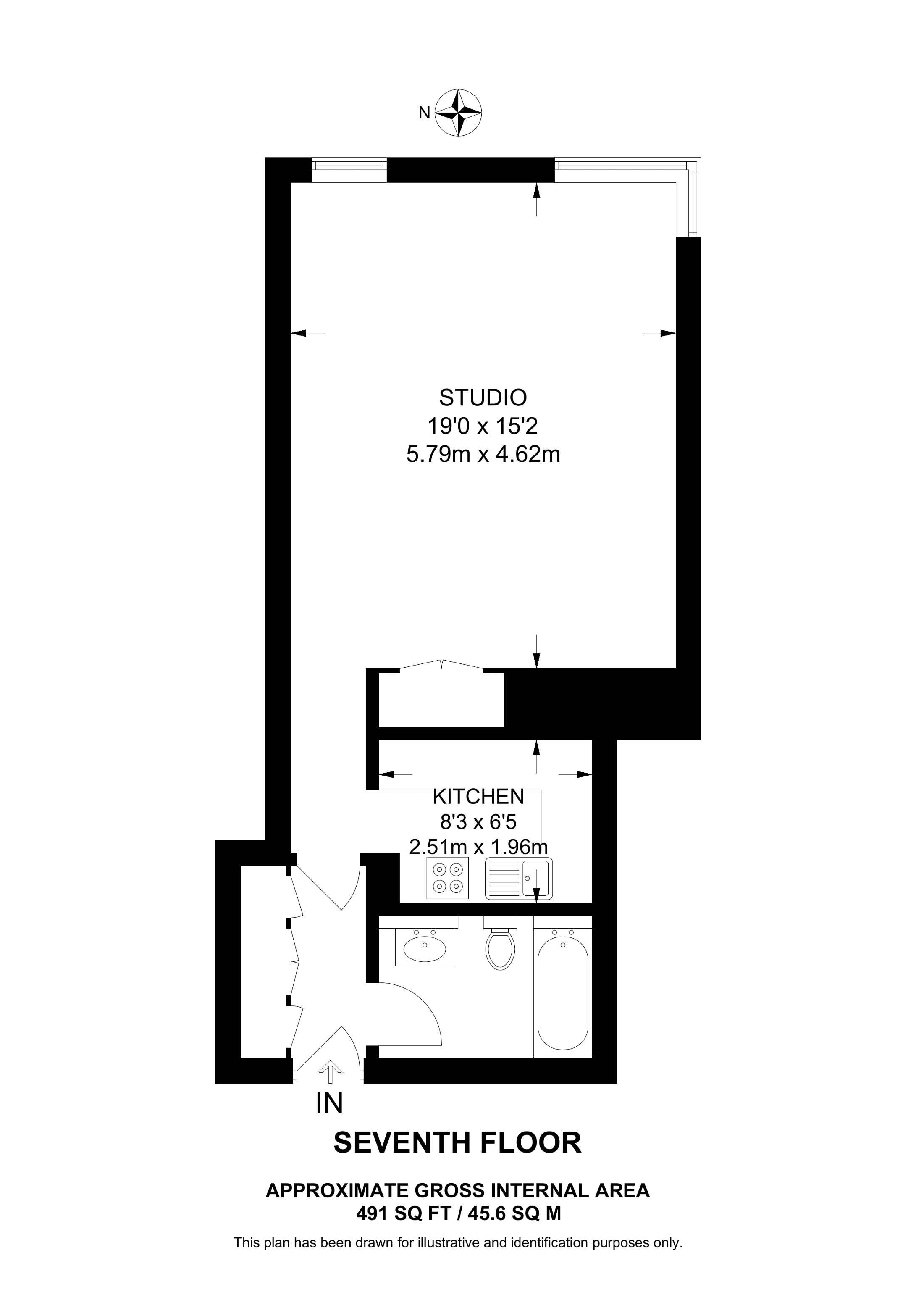 Kensington Place, Hillgate Village floorplan