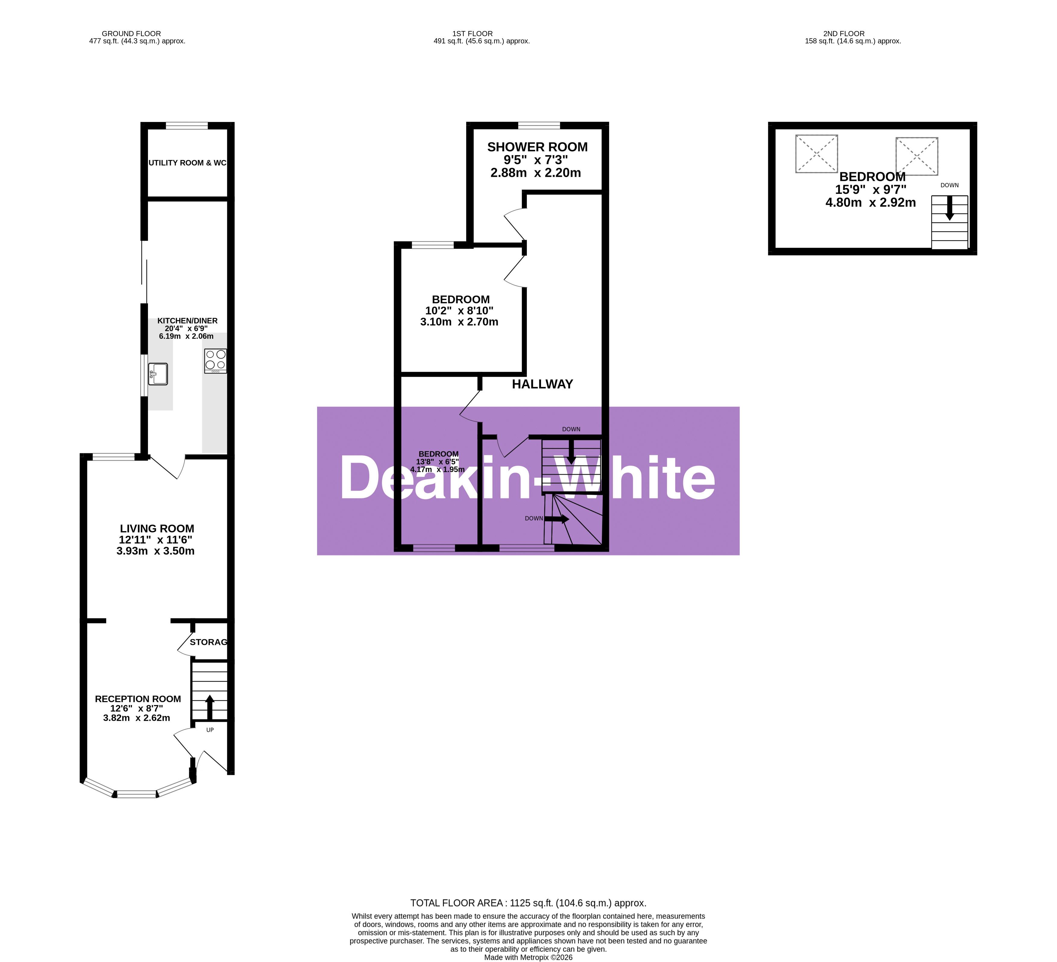 14, Rothschild Road, Wing floorplan