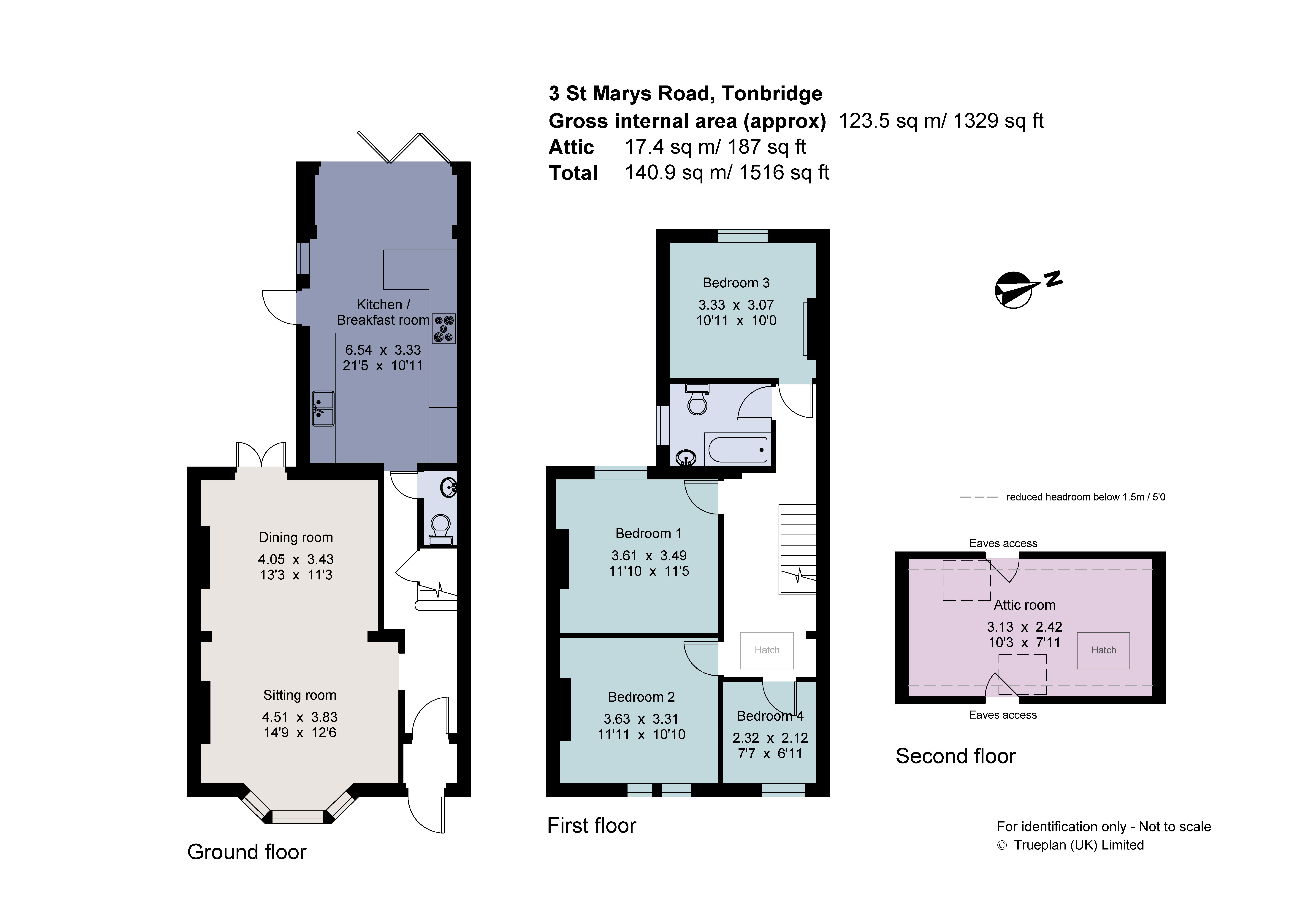 St. Marys Road, Tonbridge, Kent TN9, 4 bedroom detached house for sale