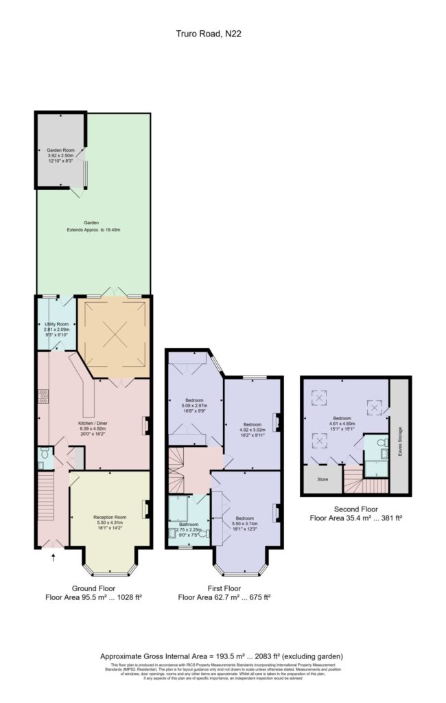 40, Truro Road, Haringey floorplan