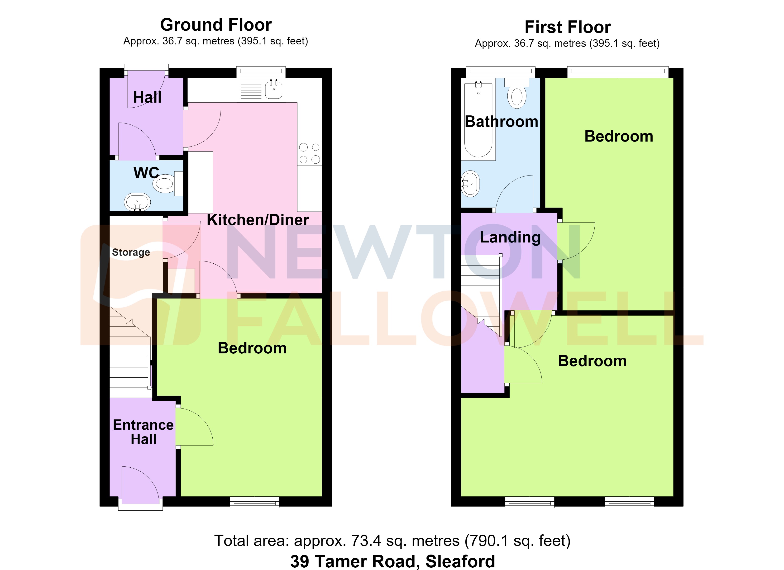 39, Tamer Road, Sleaford floorplan