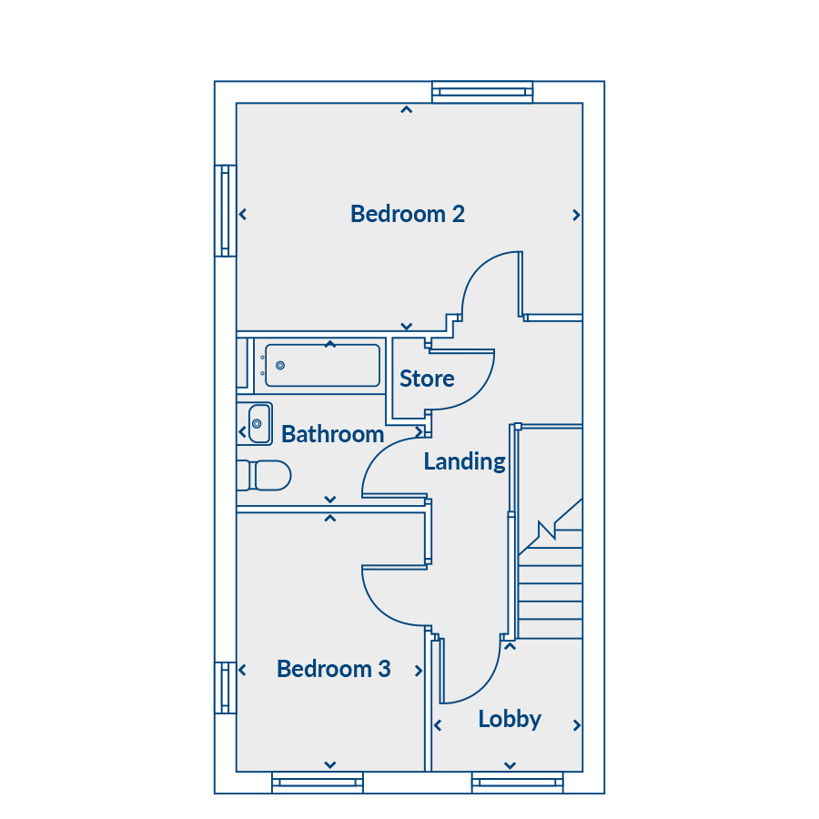 Plot 47, Keepmoat - Haworth Place Sales Office, Tattenhoe Park, Milton Keynes floorplan