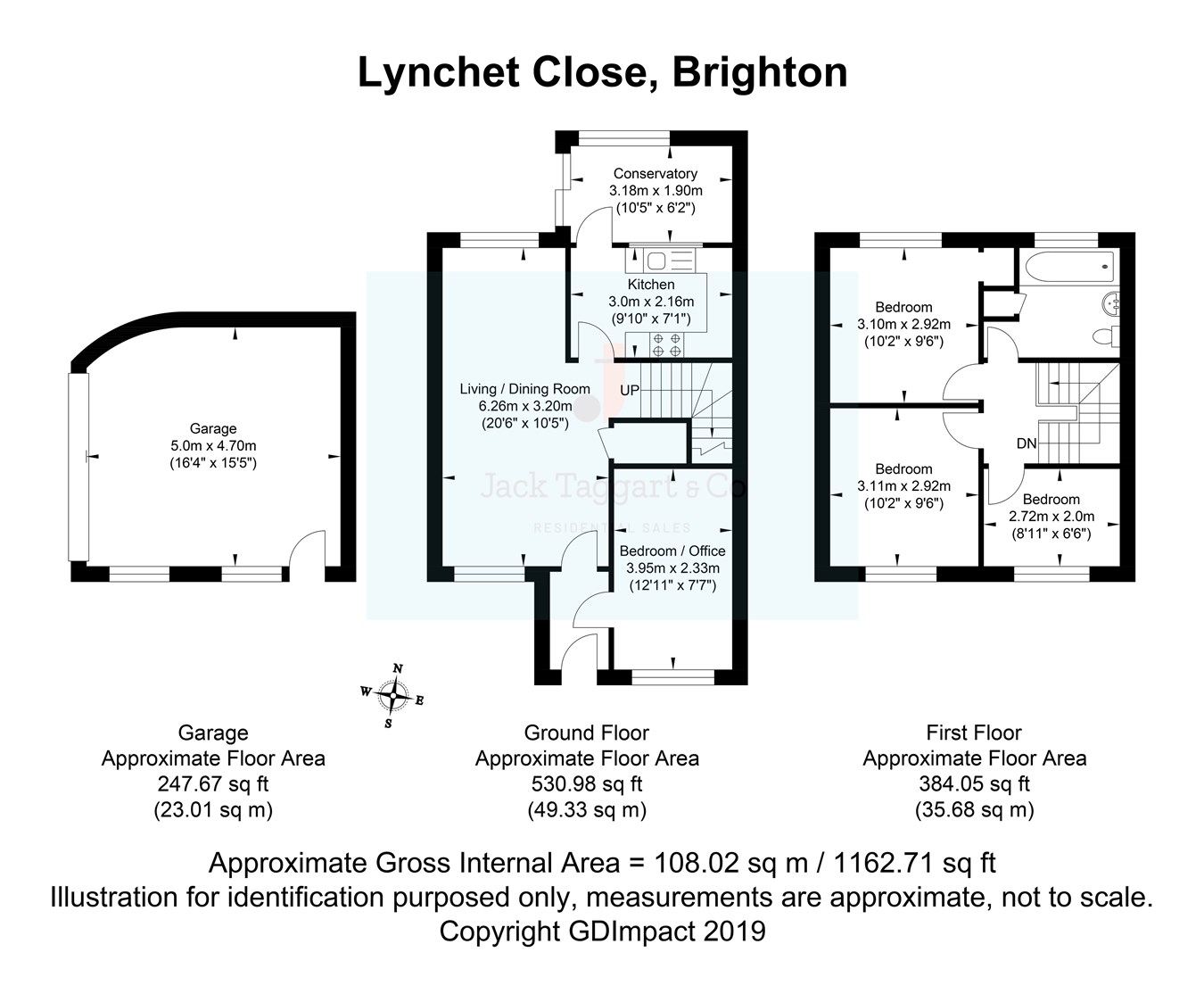 4 Bedrooms Semi-detached house for sale in Lynchet Close, Brighton BN1