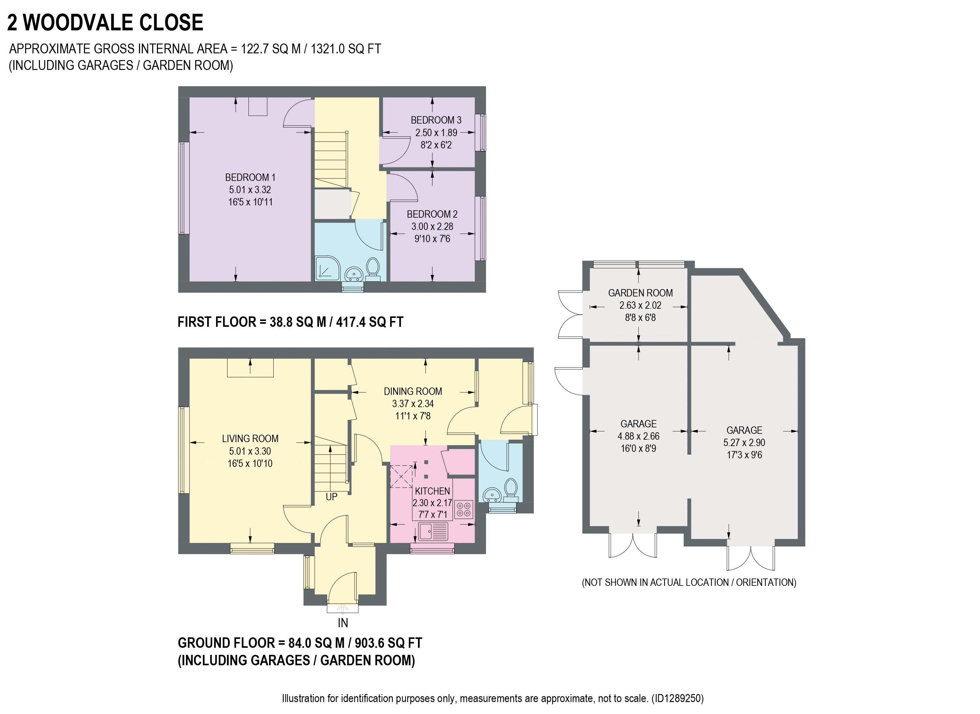 2, Woodvale Close, Chesterfield floorplan