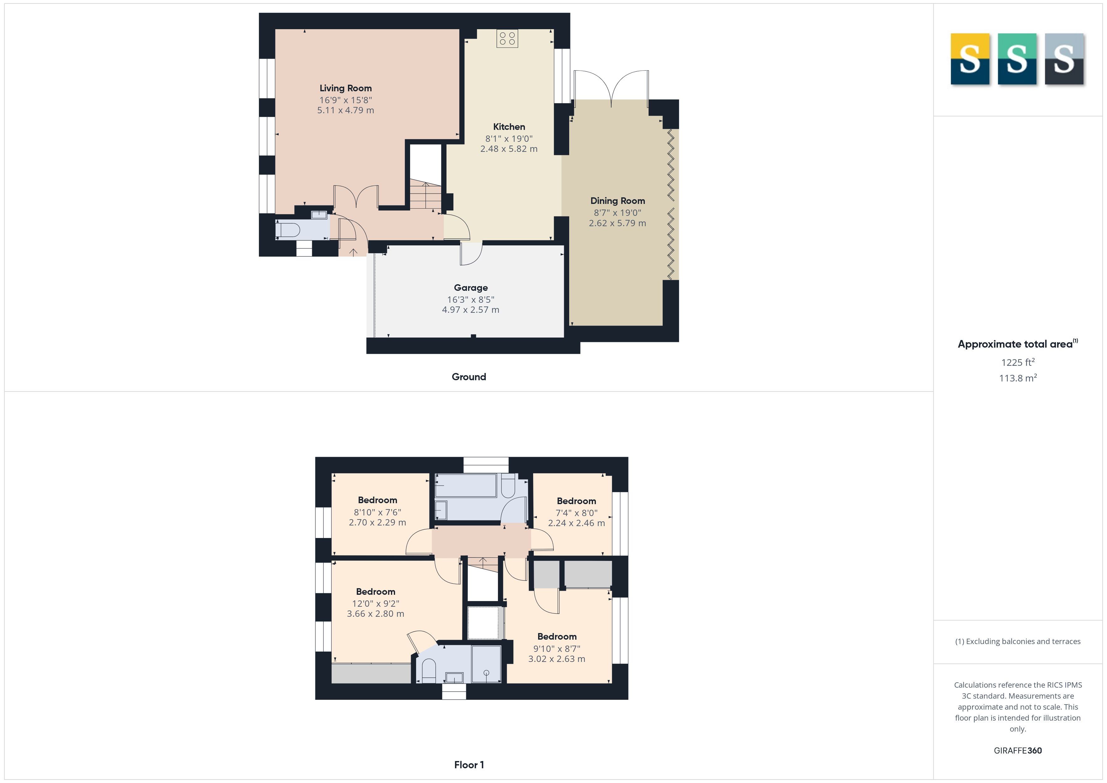 4, Atfield Grove, Surrey floorplan