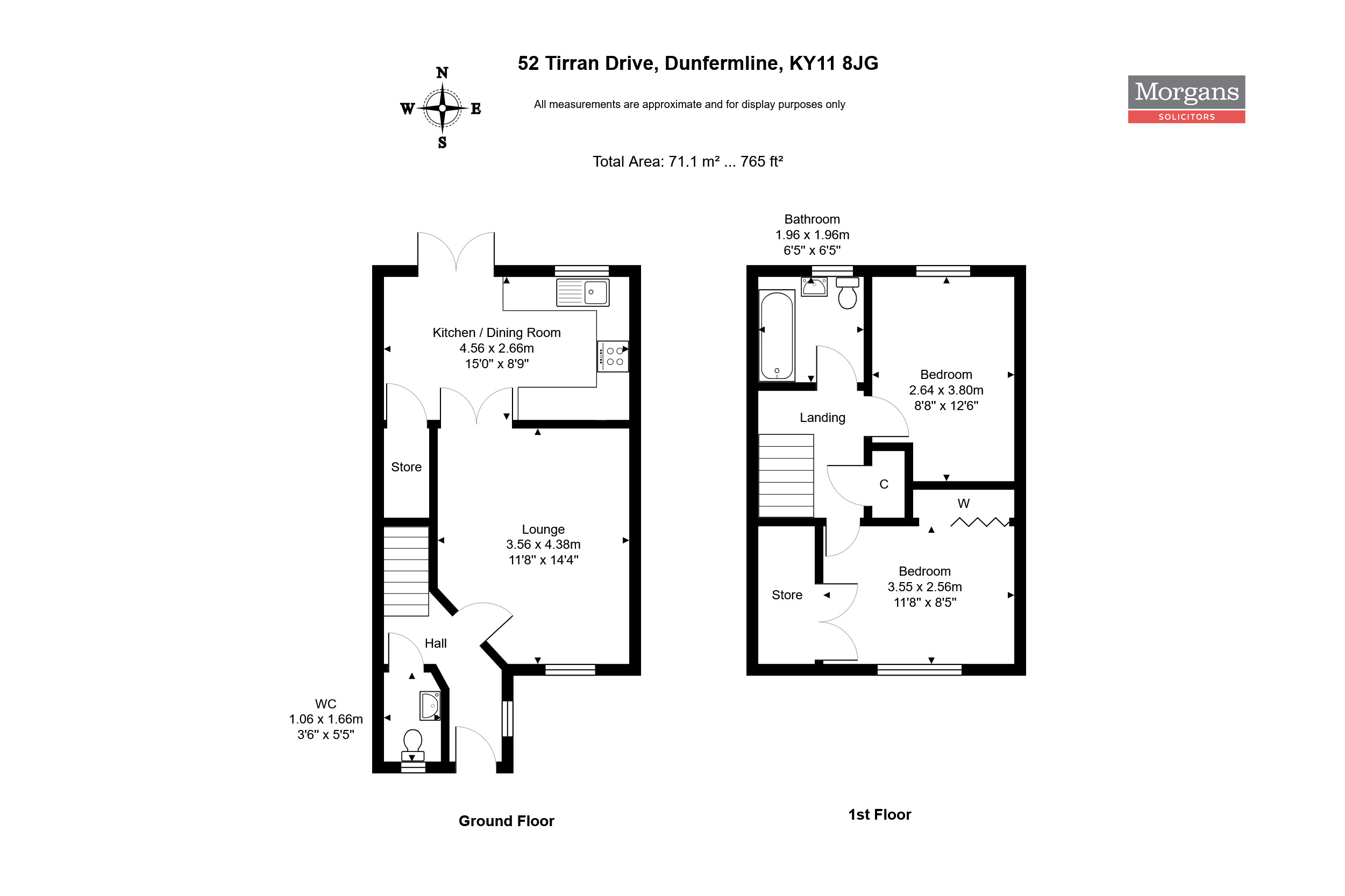 52, Tirran Drive, Dunfermline floorplan